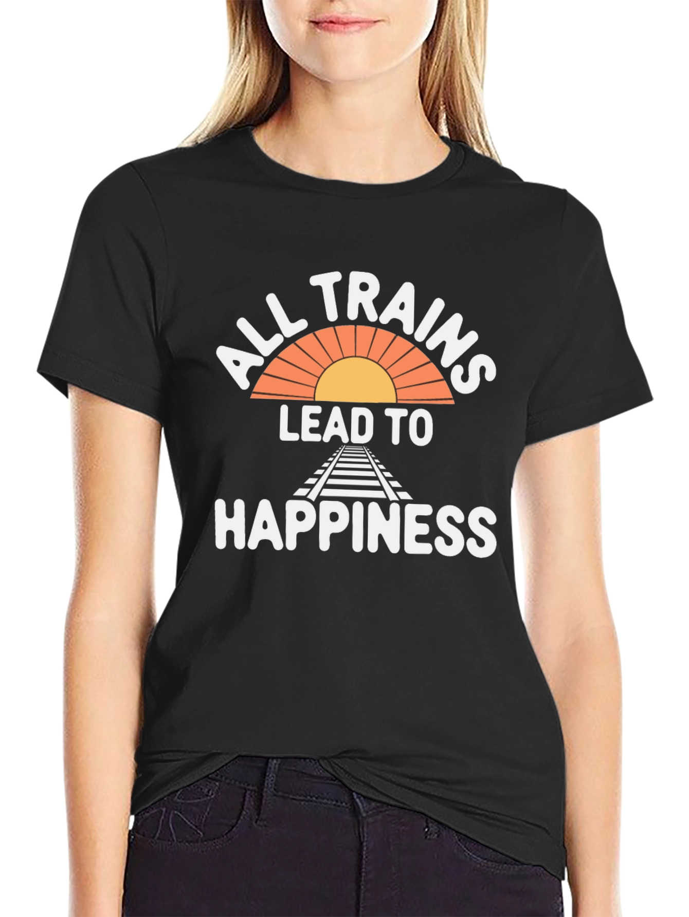 All Trains Lead to Happiness T-Shirt