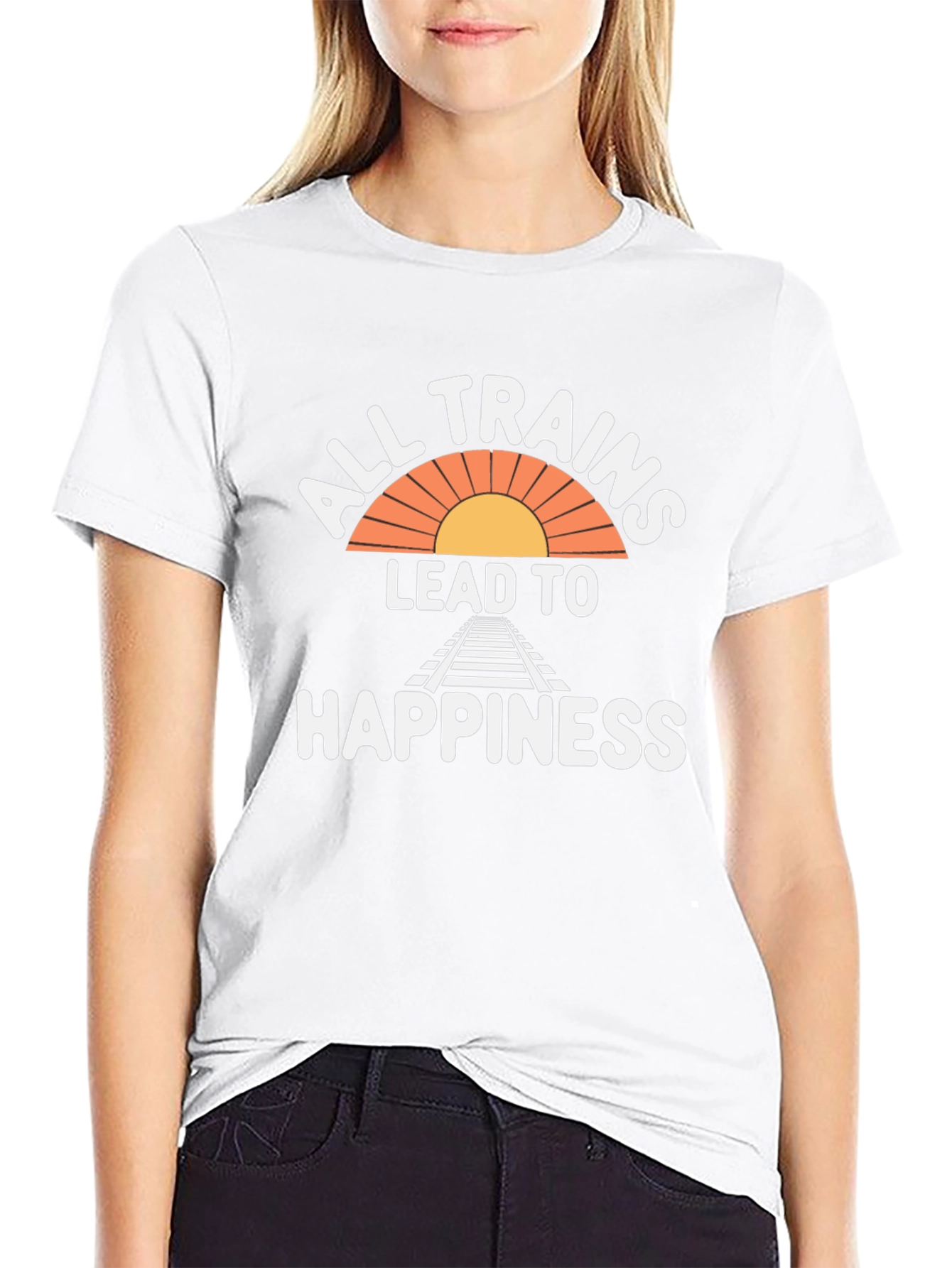 All Trains Lead to Happiness T-Shirt
