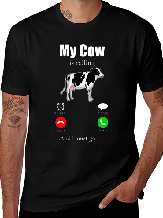 My Cow Is Calling Graphic T-Shirt
