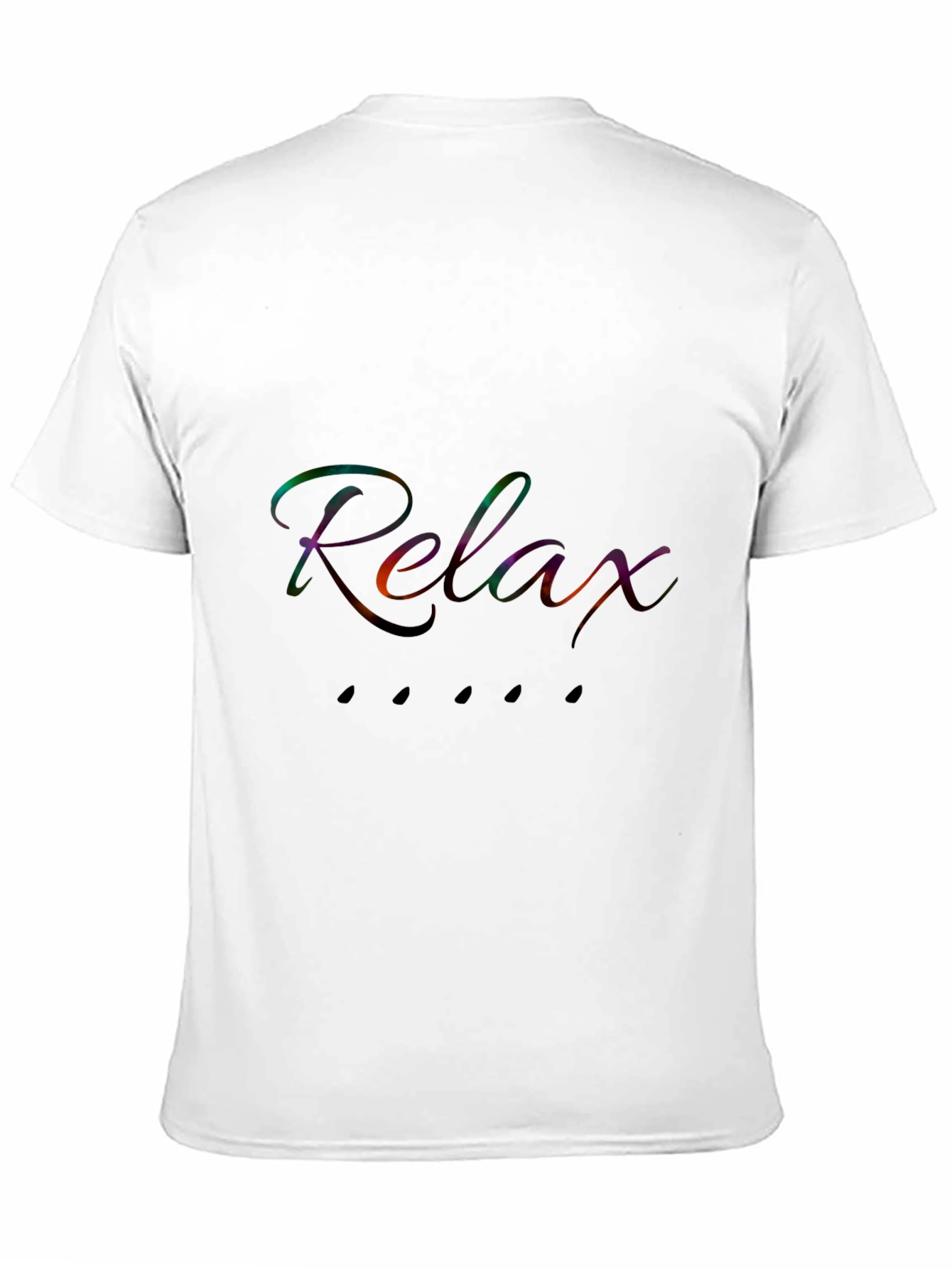 Relax Black T-Shirt - Stylish Casual Wear