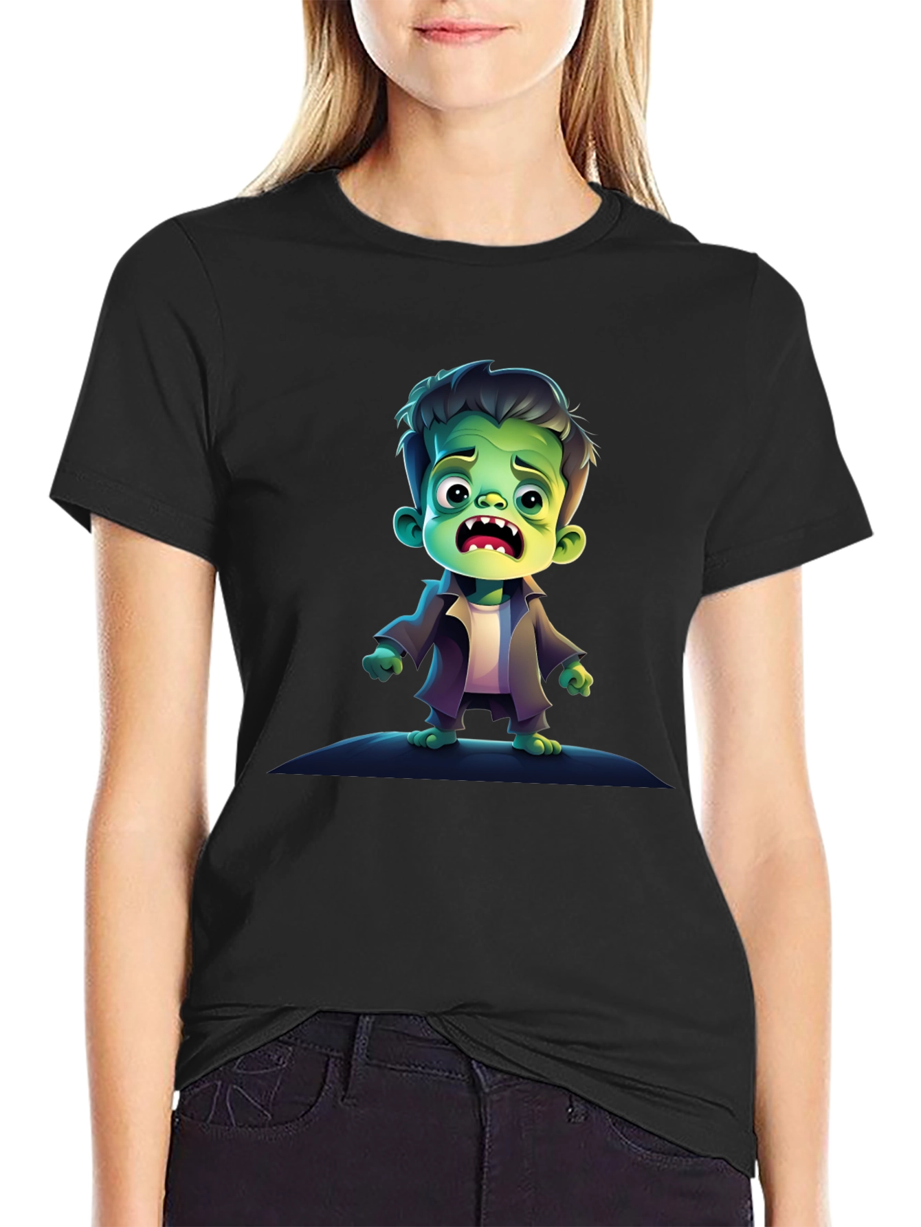 Frankenstein Cartoon Graphic Tee