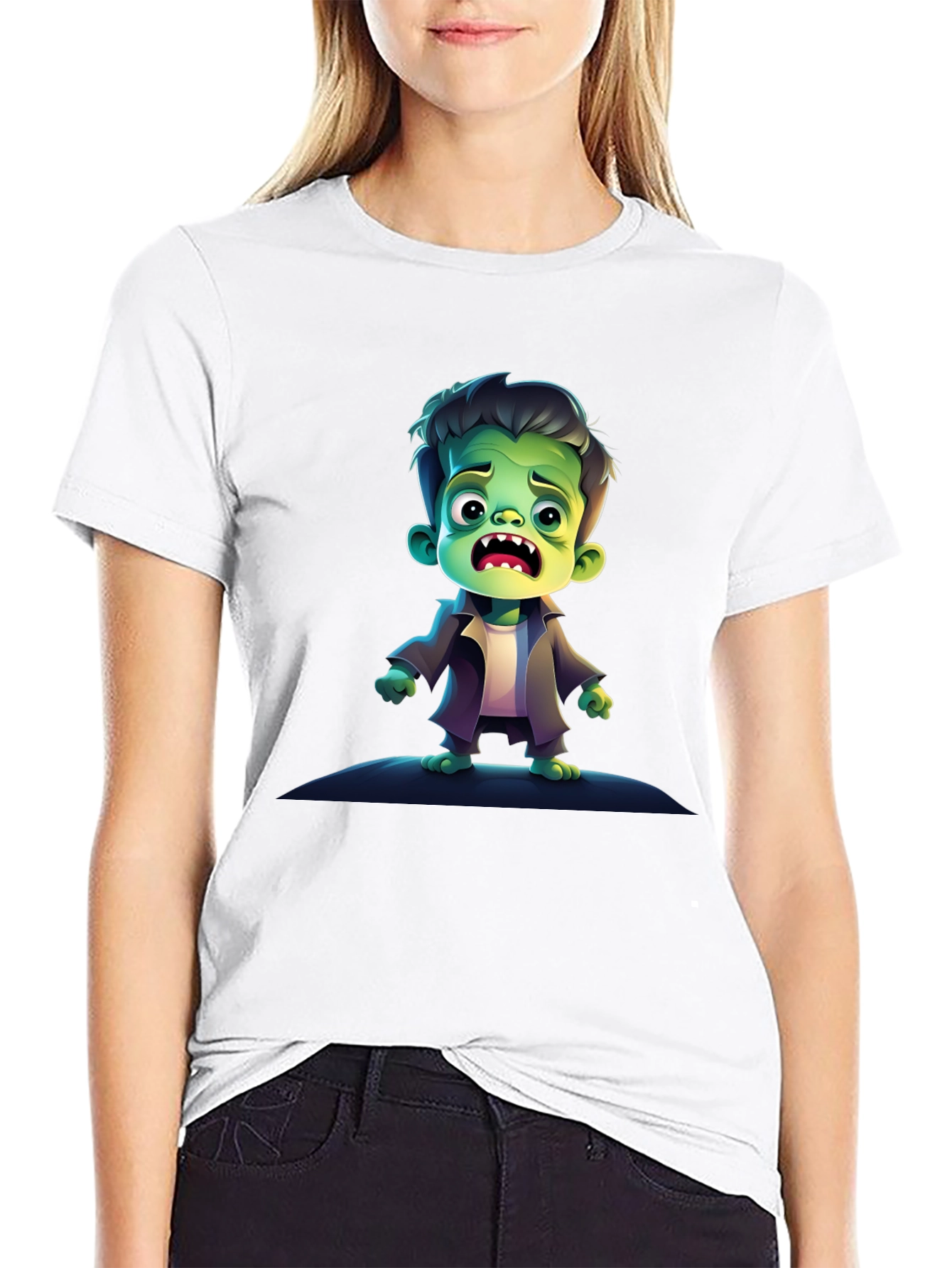 Frankenstein Cartoon Graphic Tee