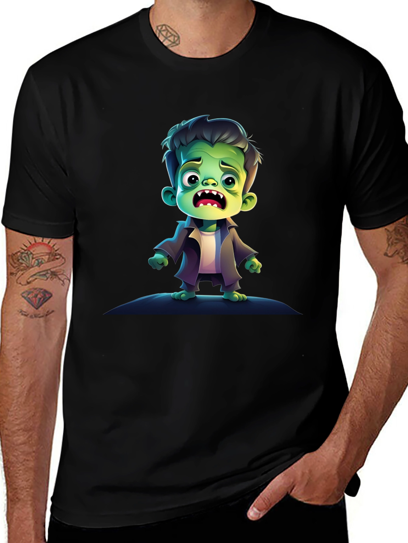 Frankenstein Cartoon Graphic Tee
