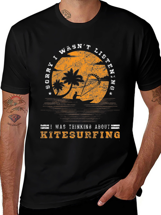 Kitesurfing T-Shirt - Sorry I Wasnt Listening Tee