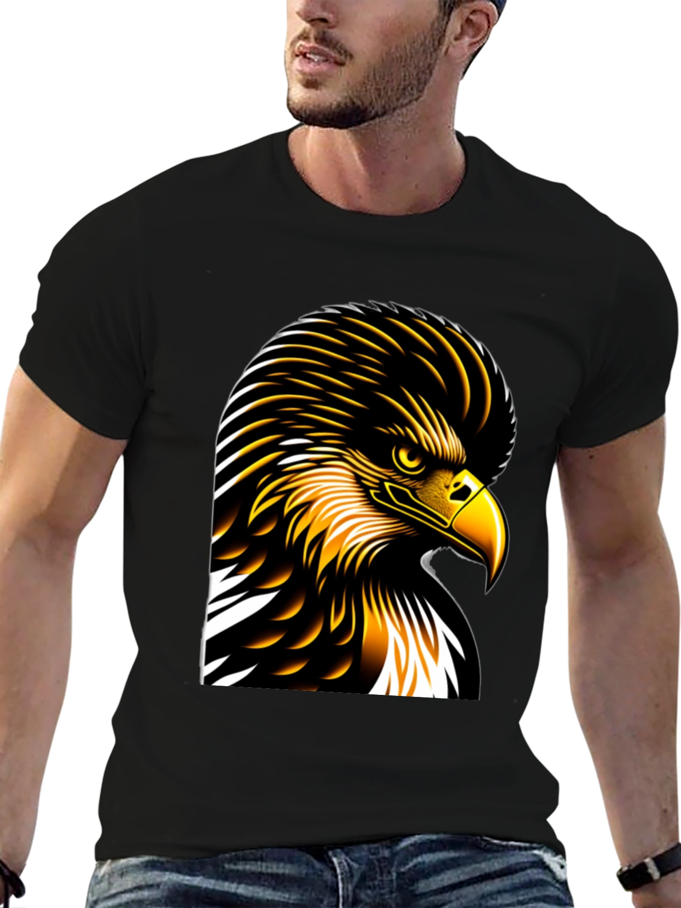 Eagle Graphic Tee - Bold Black Shirt
