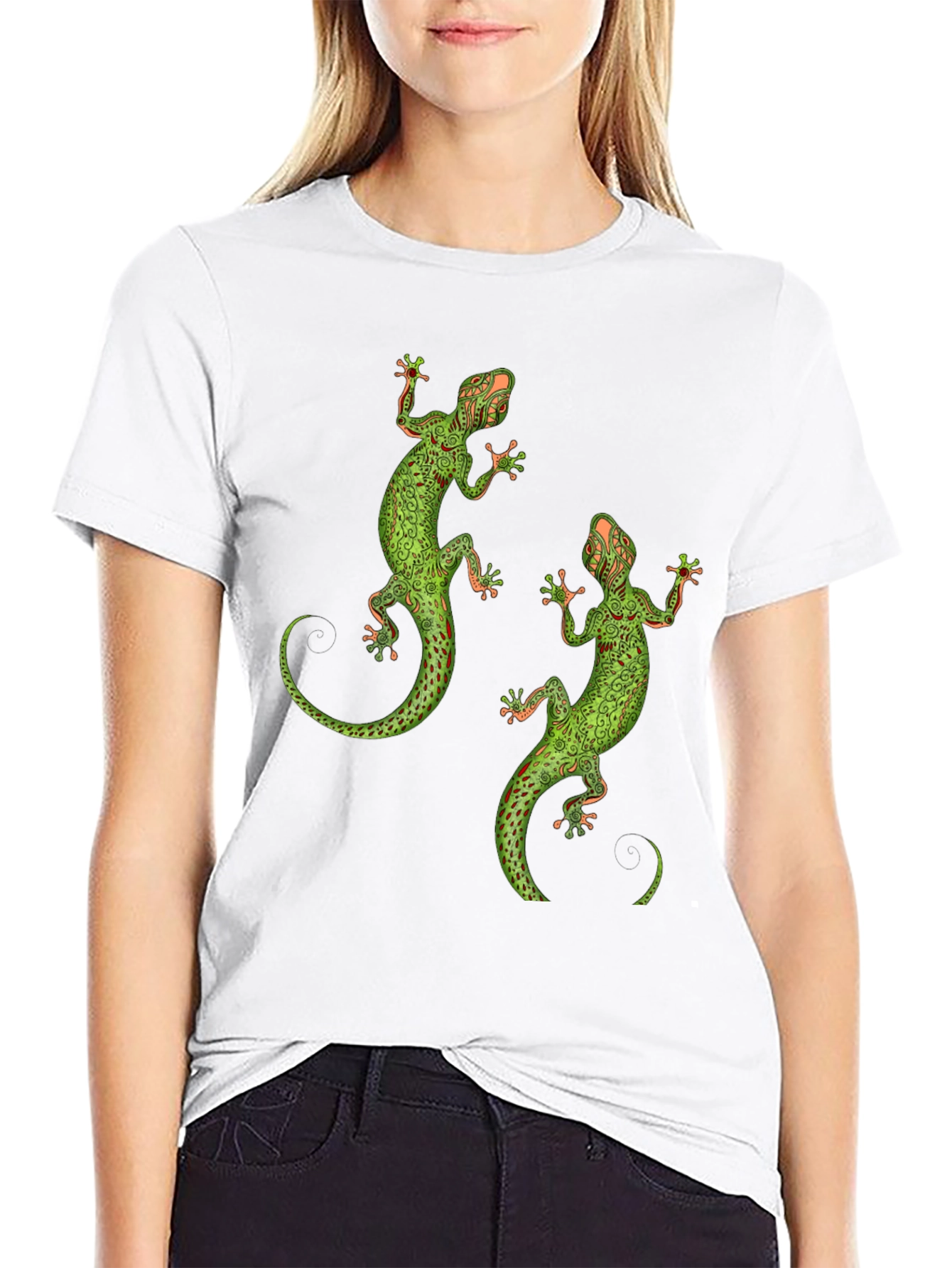 Lizard Graphic Tee - Unique Reptile Print