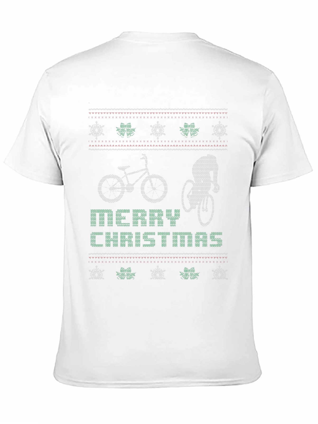 Cycling Christmas Ugly Sweater T-Shirt