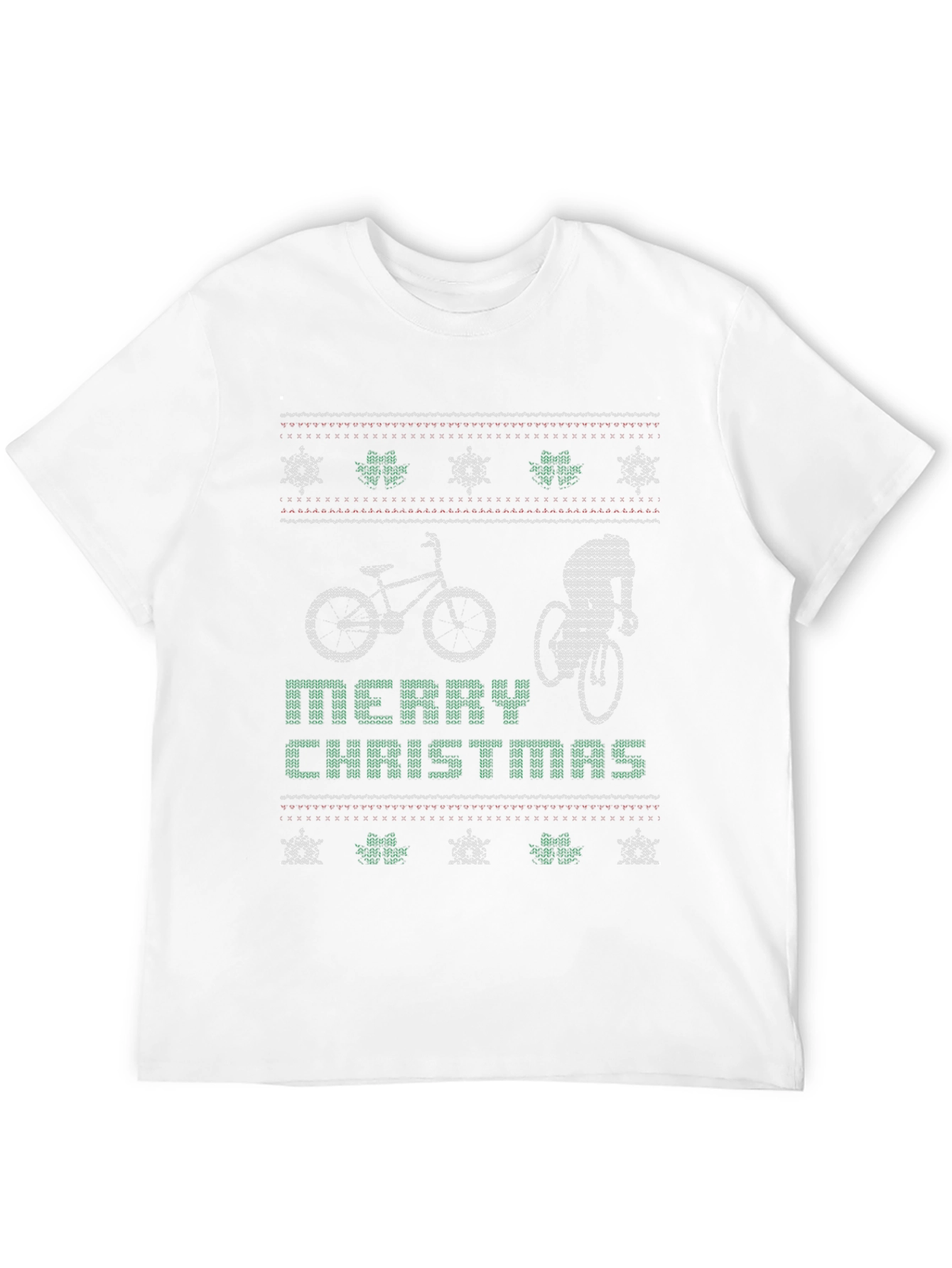 Cycling Christmas Ugly Sweater T-Shirt