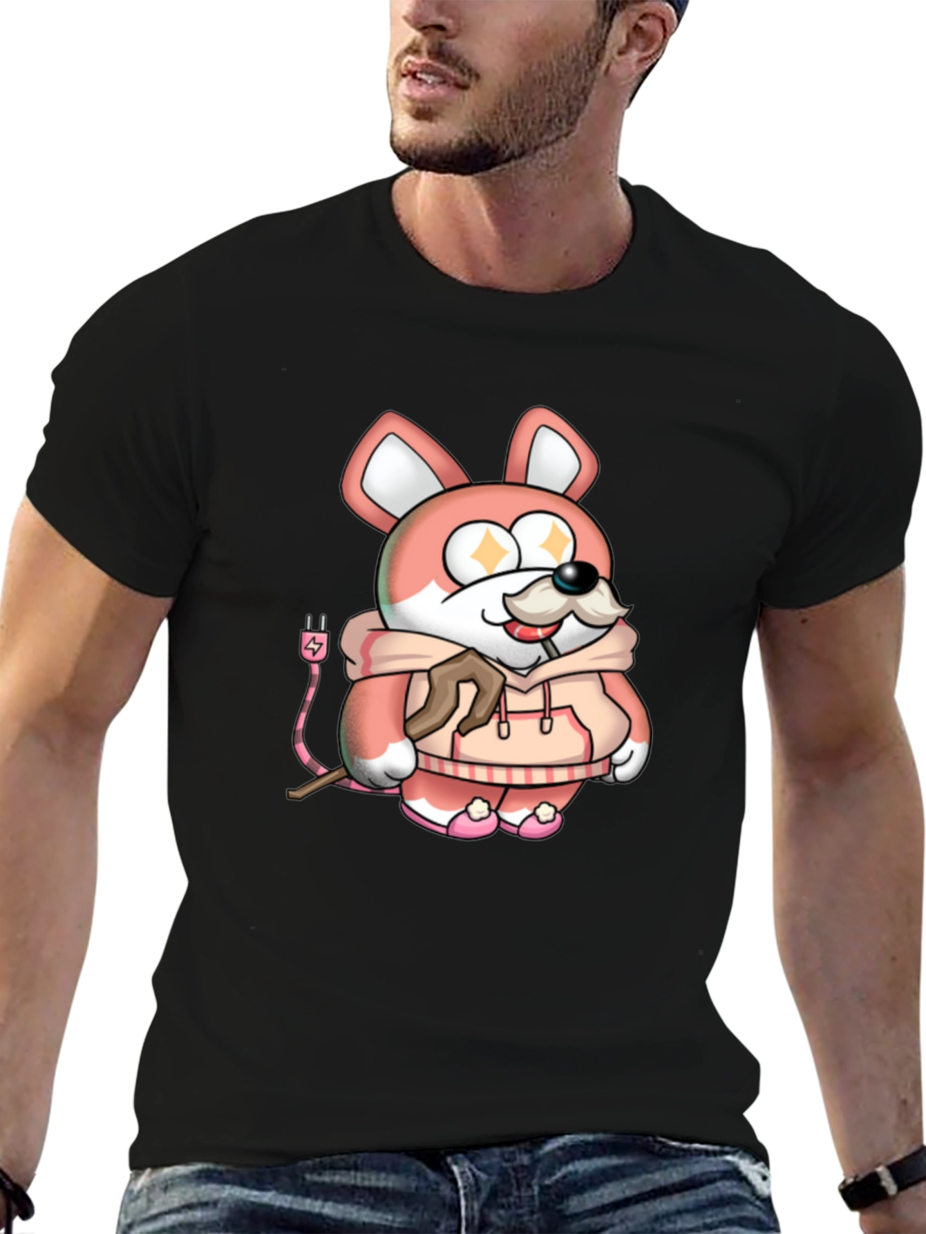Cartoon Dog Graphic Tee