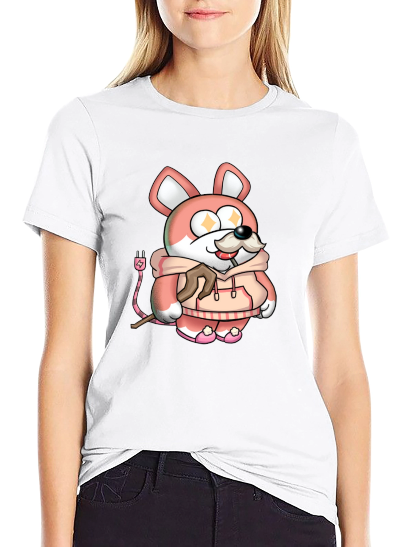 Cartoon Dog Graphic Tee