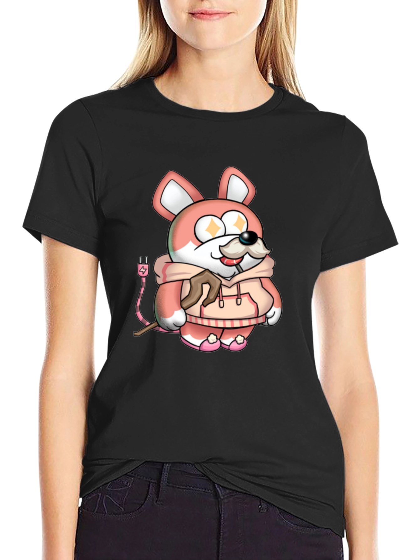 Cartoon Dog Graphic Tee