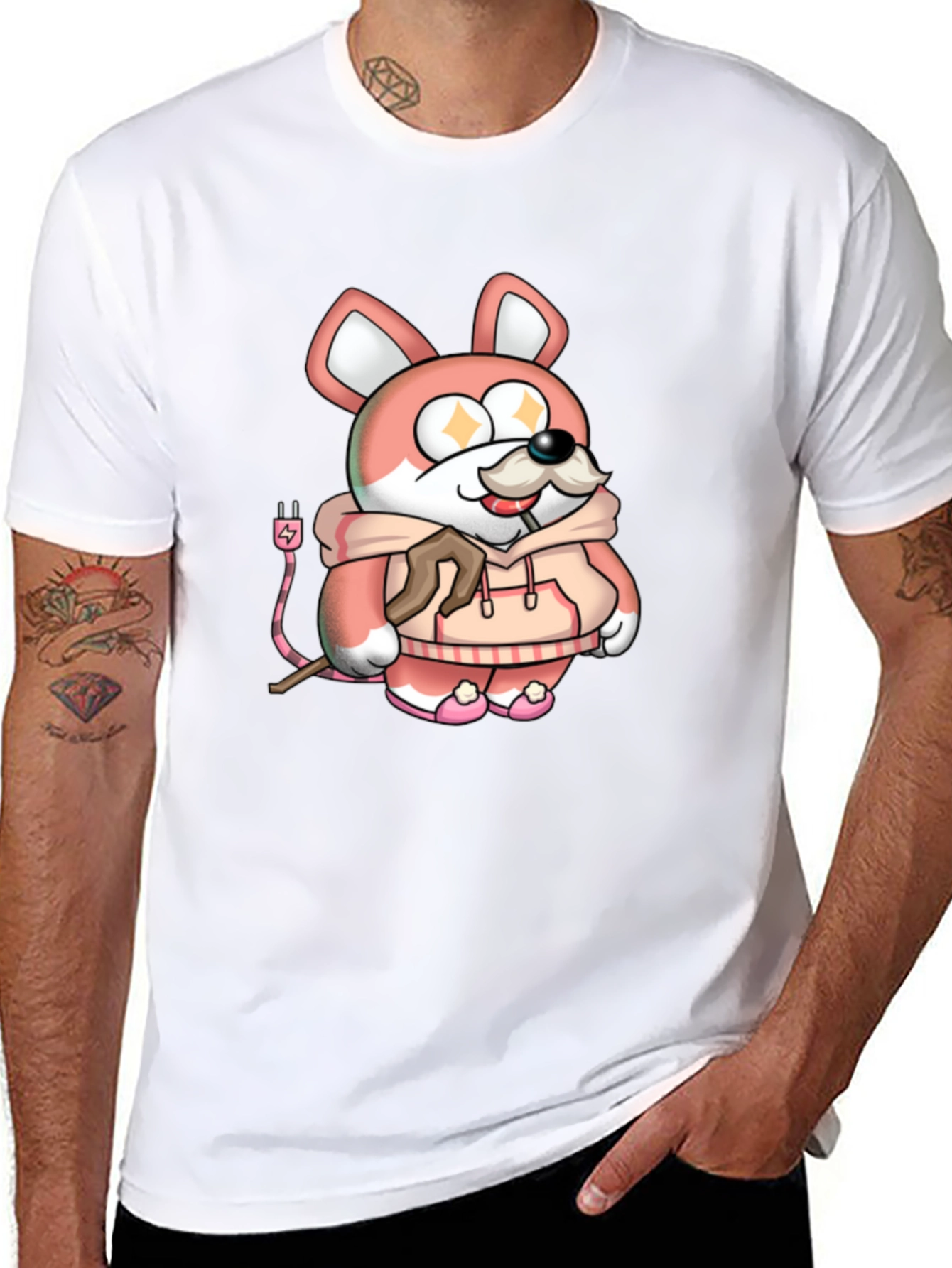 Cartoon Dog Graphic Tee