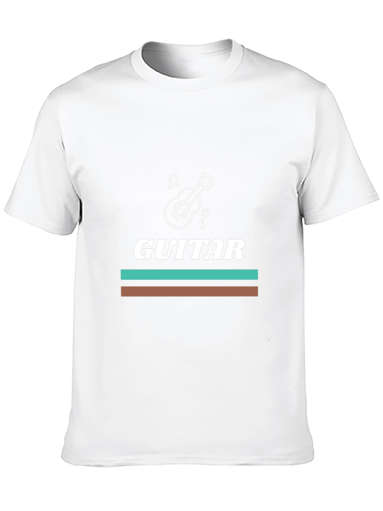Guitar Graphic Tee - Music Lovers Black T-Shirt