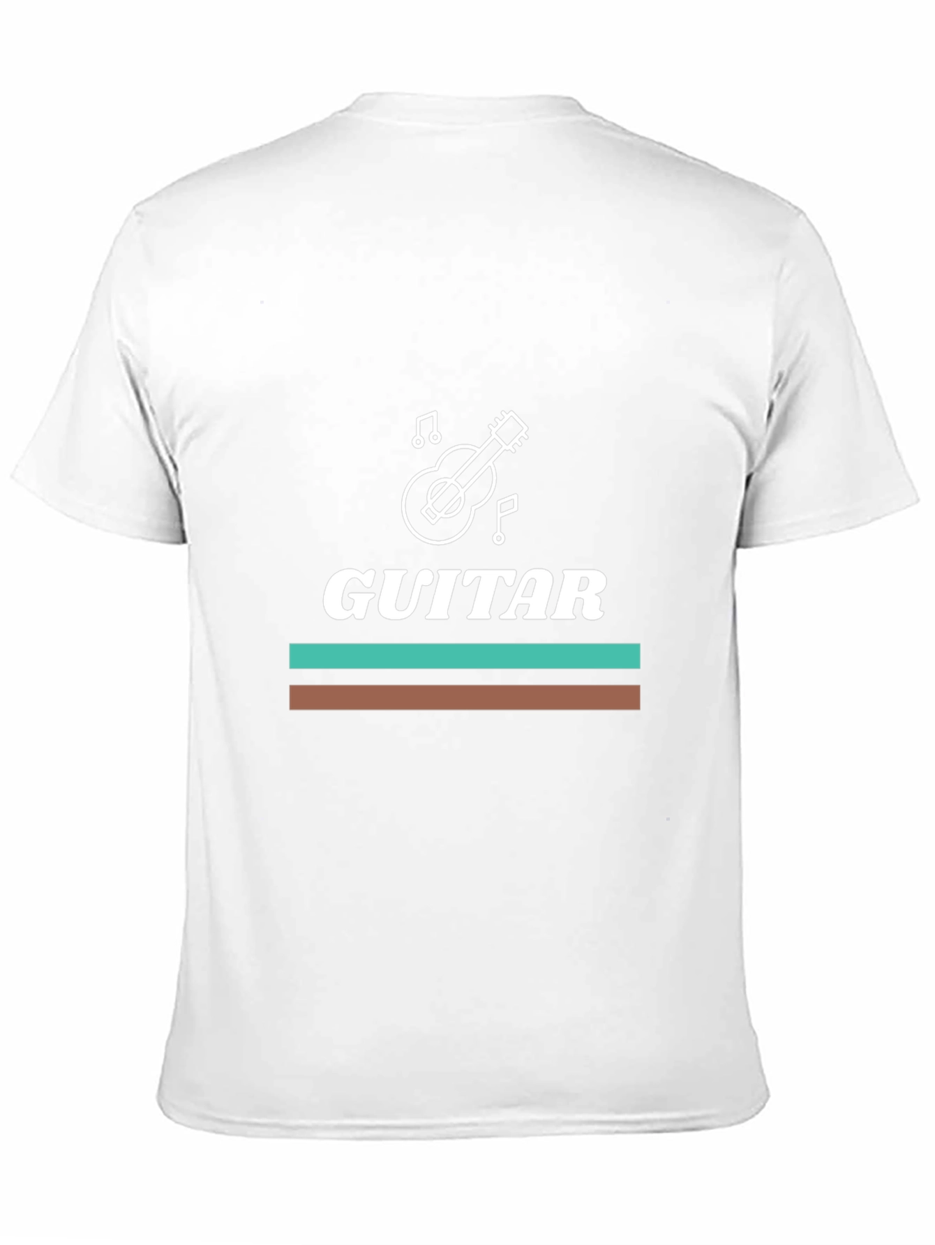 Guitar Graphic Tee - Music Lovers Black T-Shirt