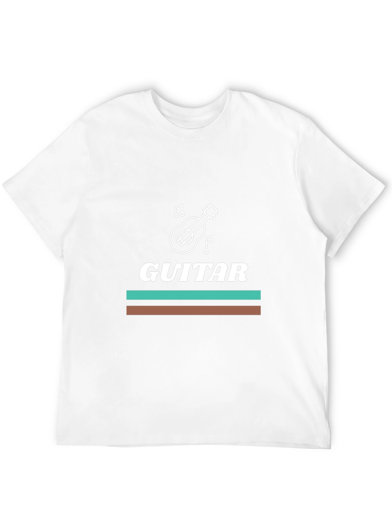Guitar Graphic Tee - Music Lovers Black T-Shirt
