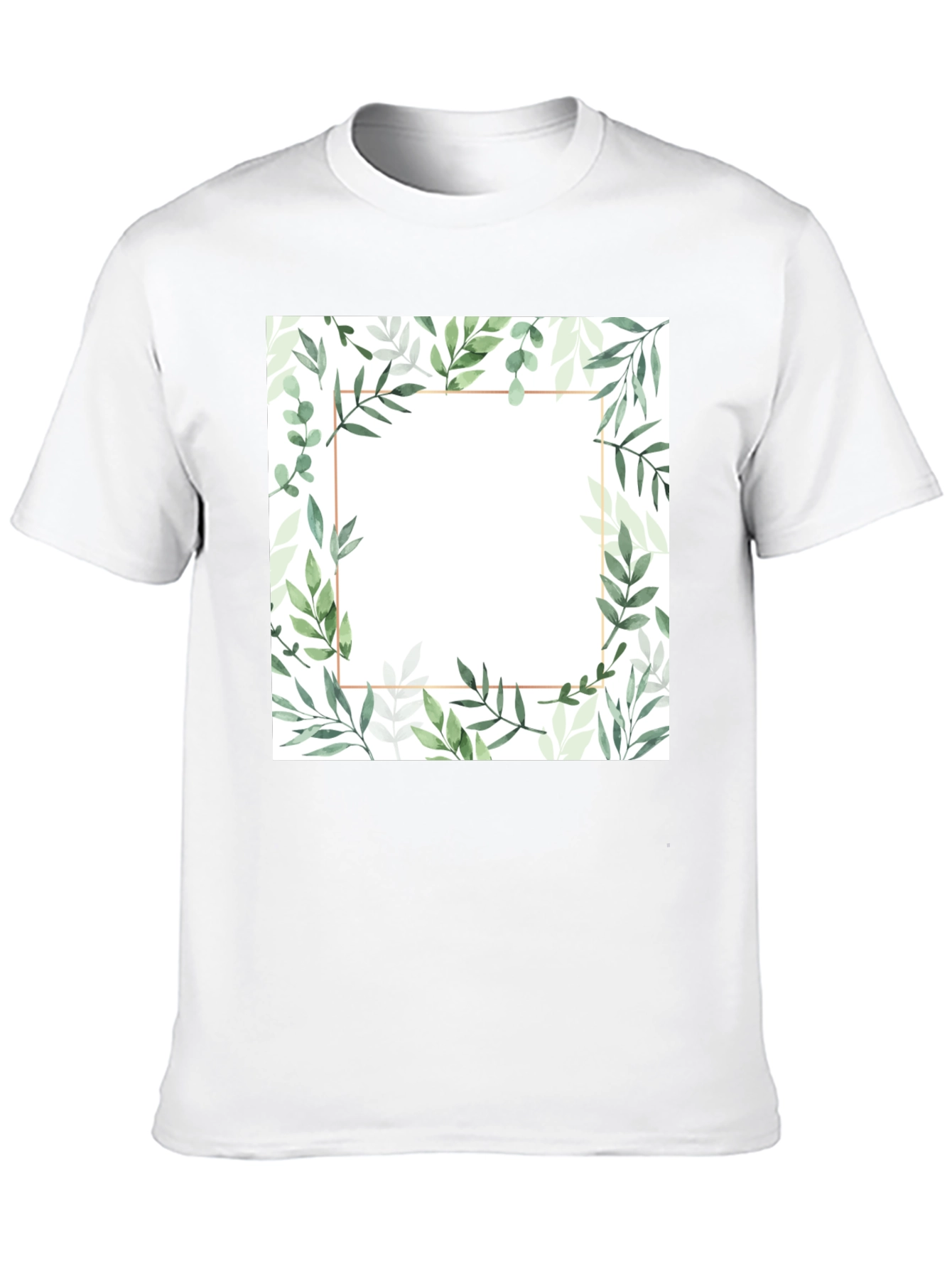 Botanical Frame Black T-Shirt