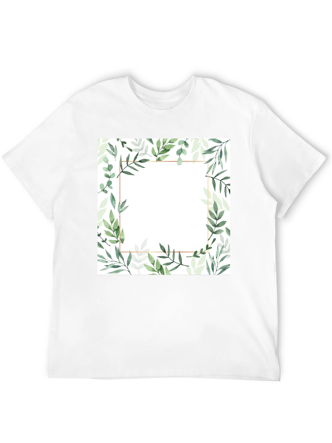 Botanical Frame Black T-Shirt