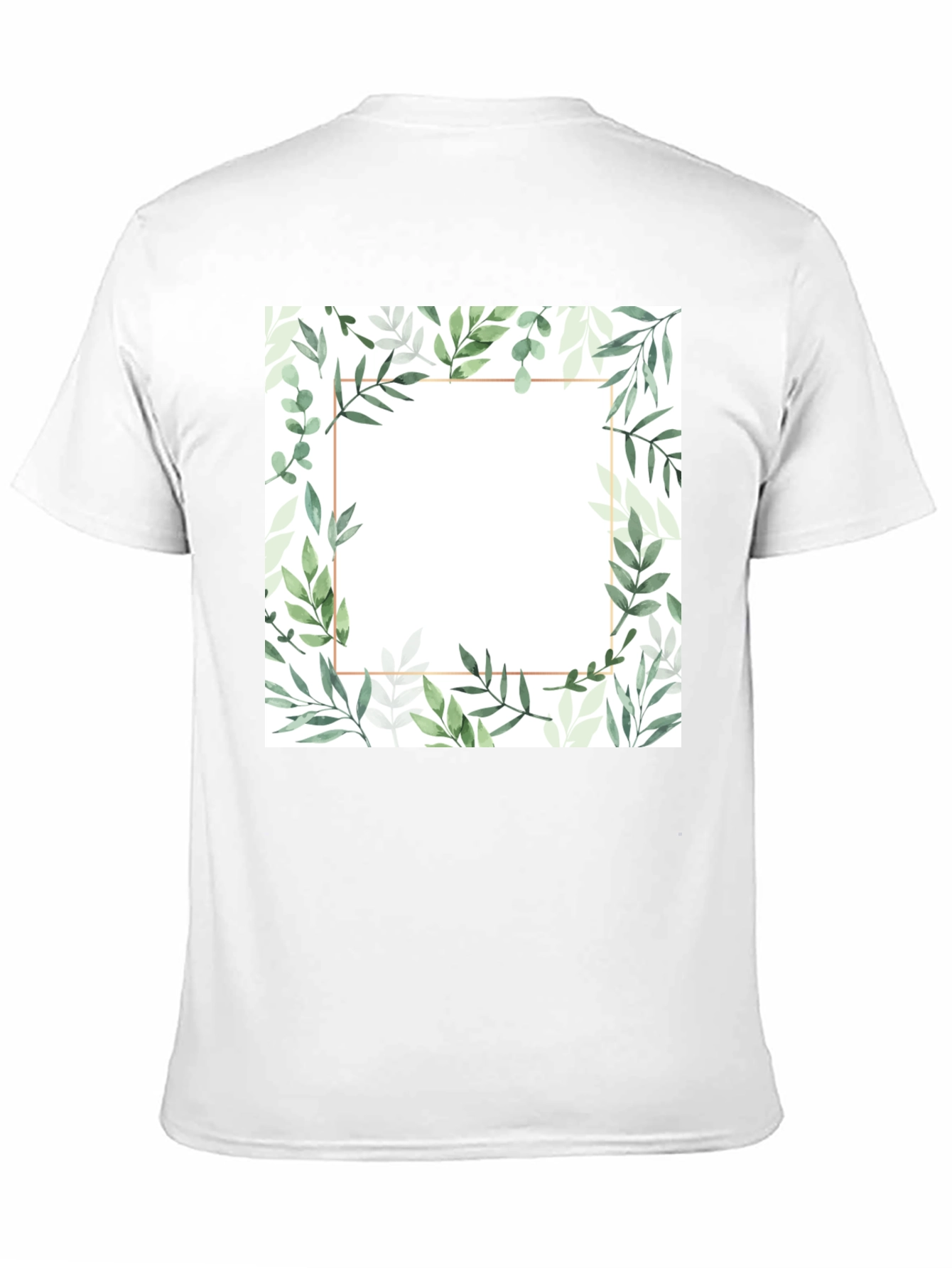 Botanical Frame Black T-Shirt