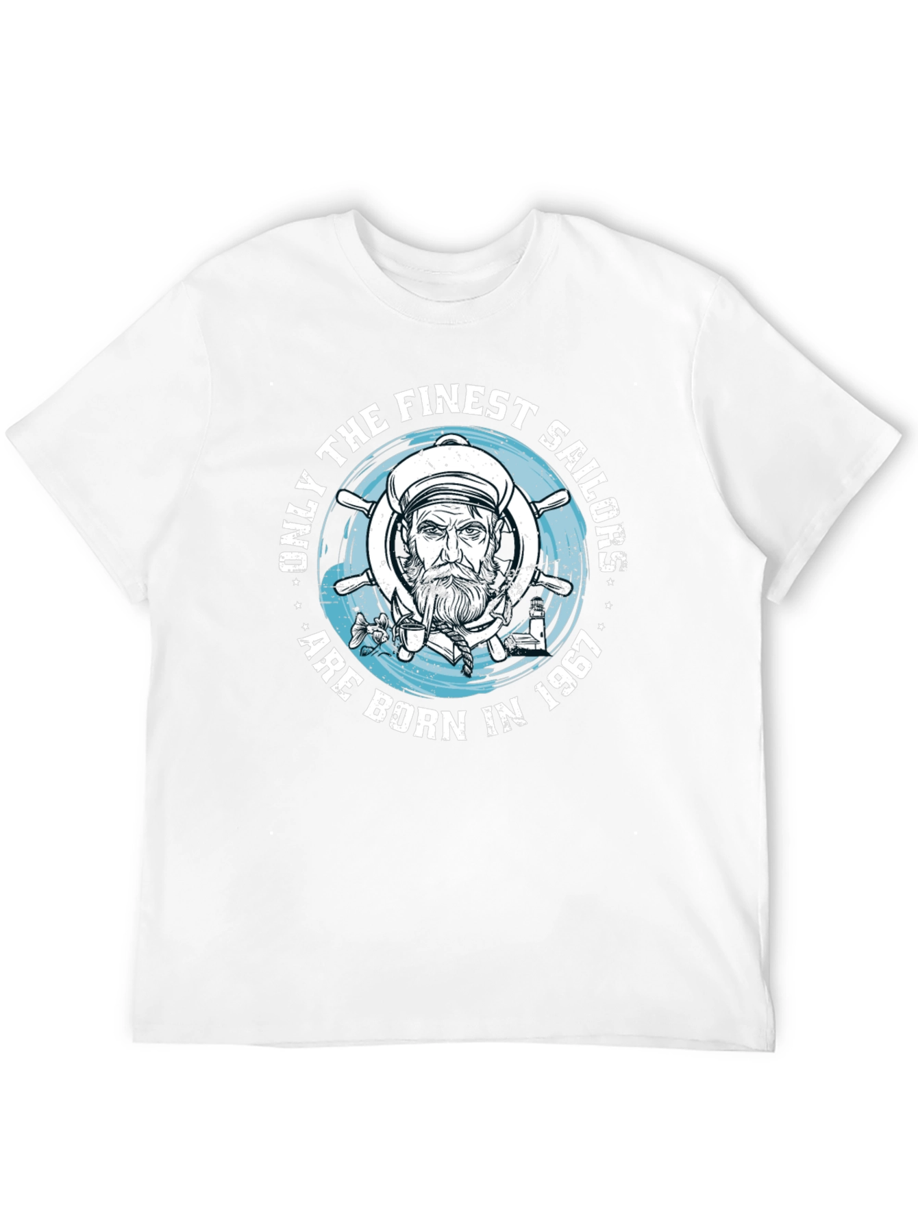 Finest Sailors Born in 1967 Black T-Shirt