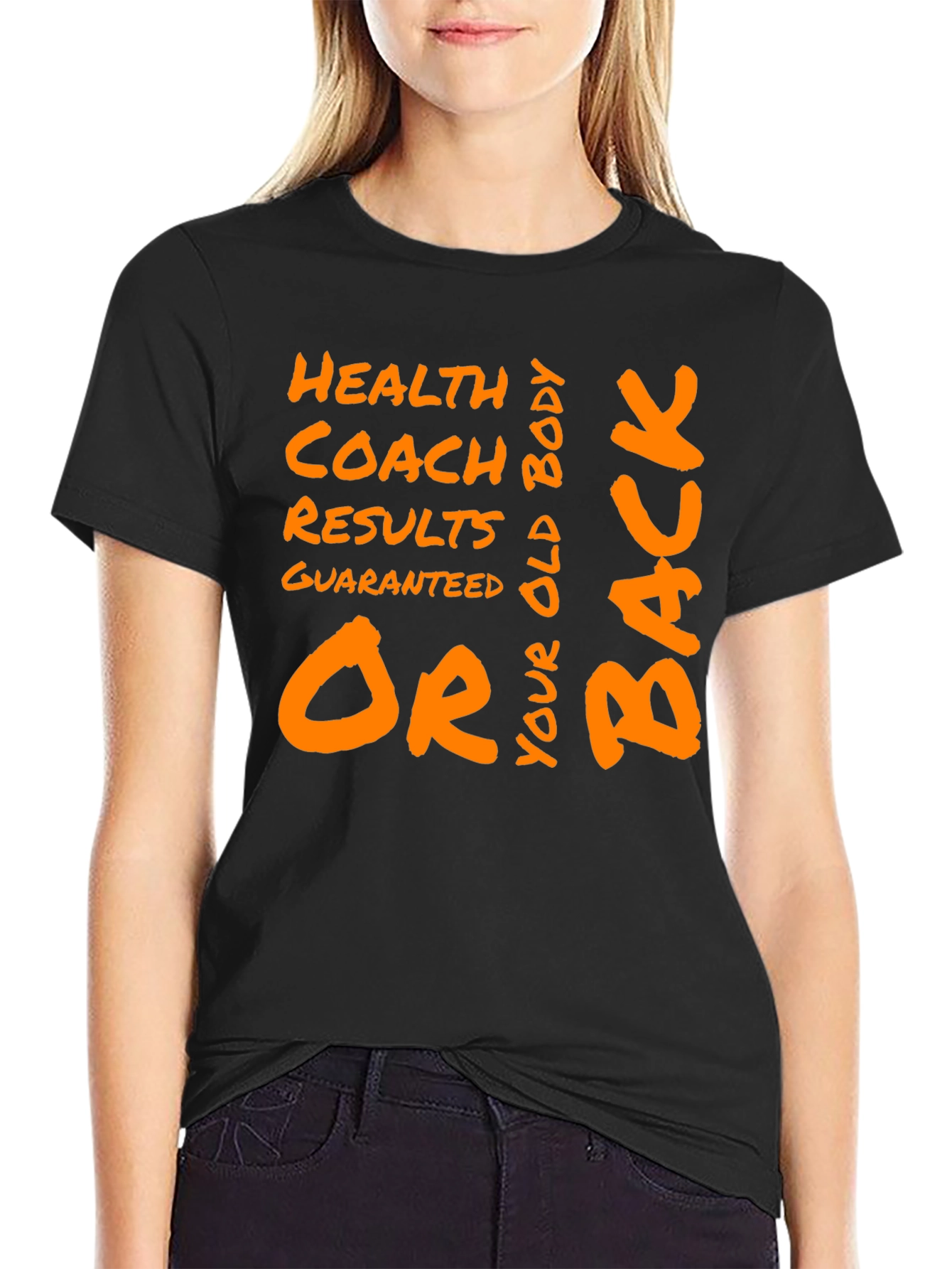 Health Coach Results Guaranteed Graphic Tee