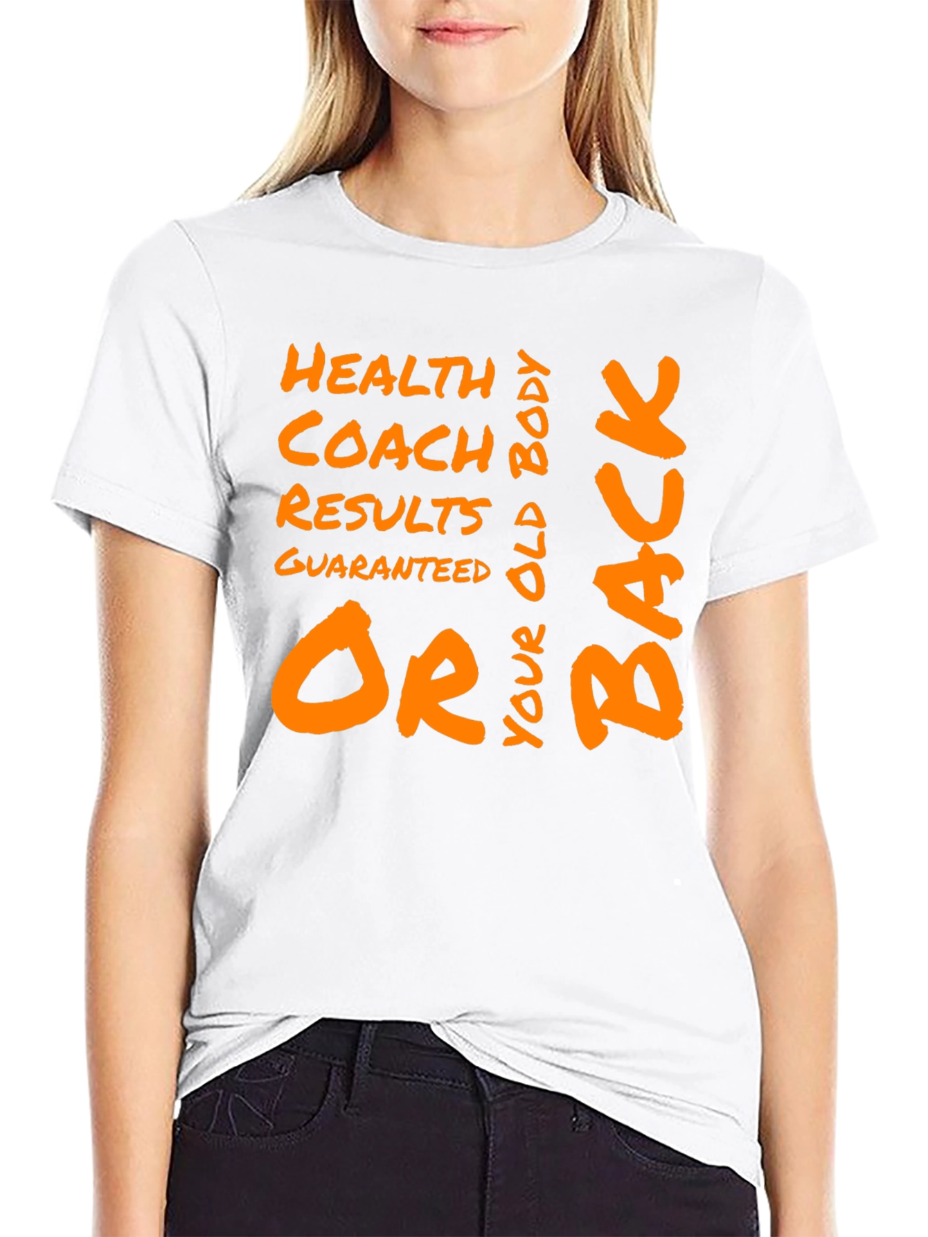 Health Coach Results Guaranteed Graphic Tee