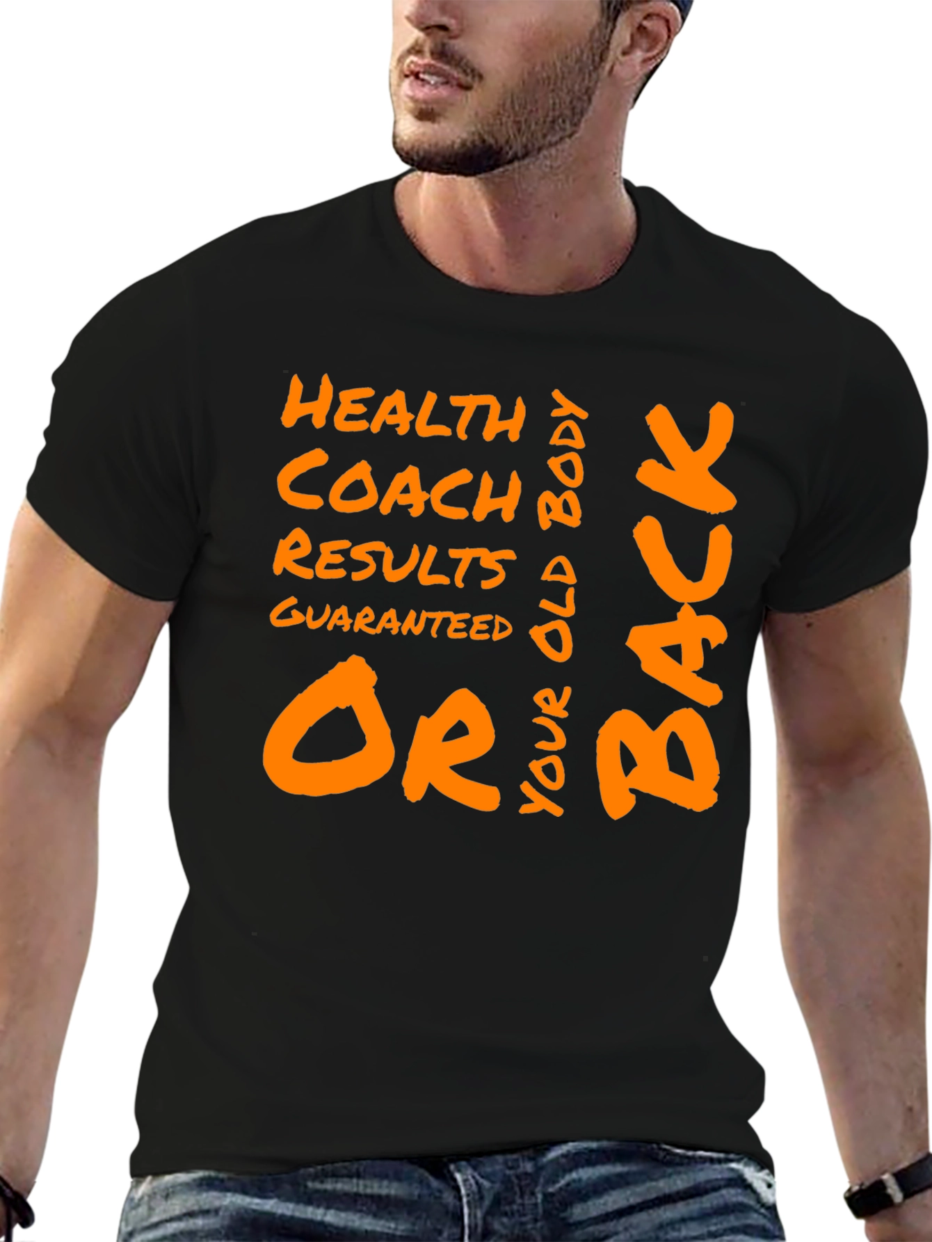 Health Coach Results Guaranteed Graphic Tee