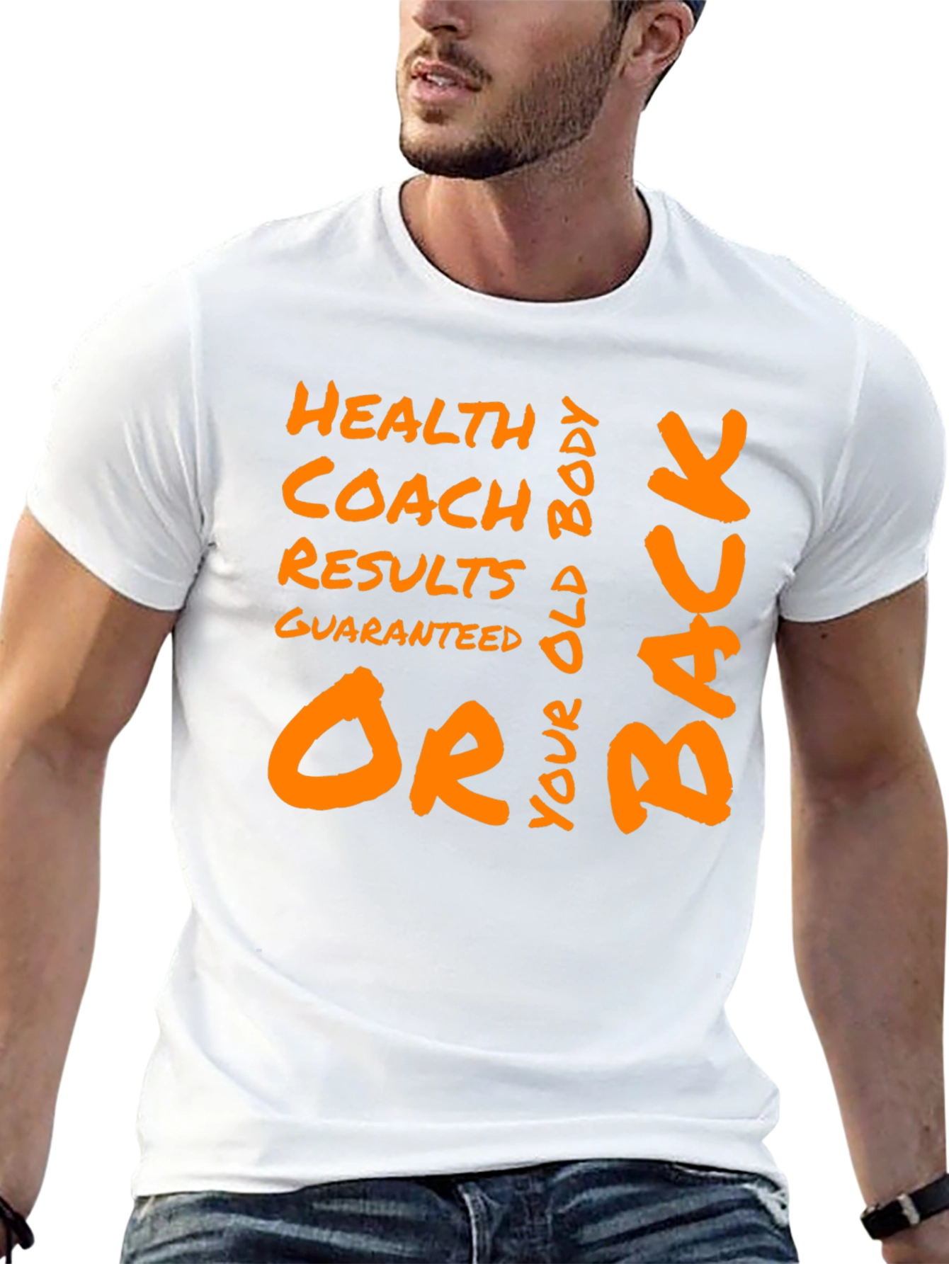 Health Coach Results Guaranteed Graphic Tee