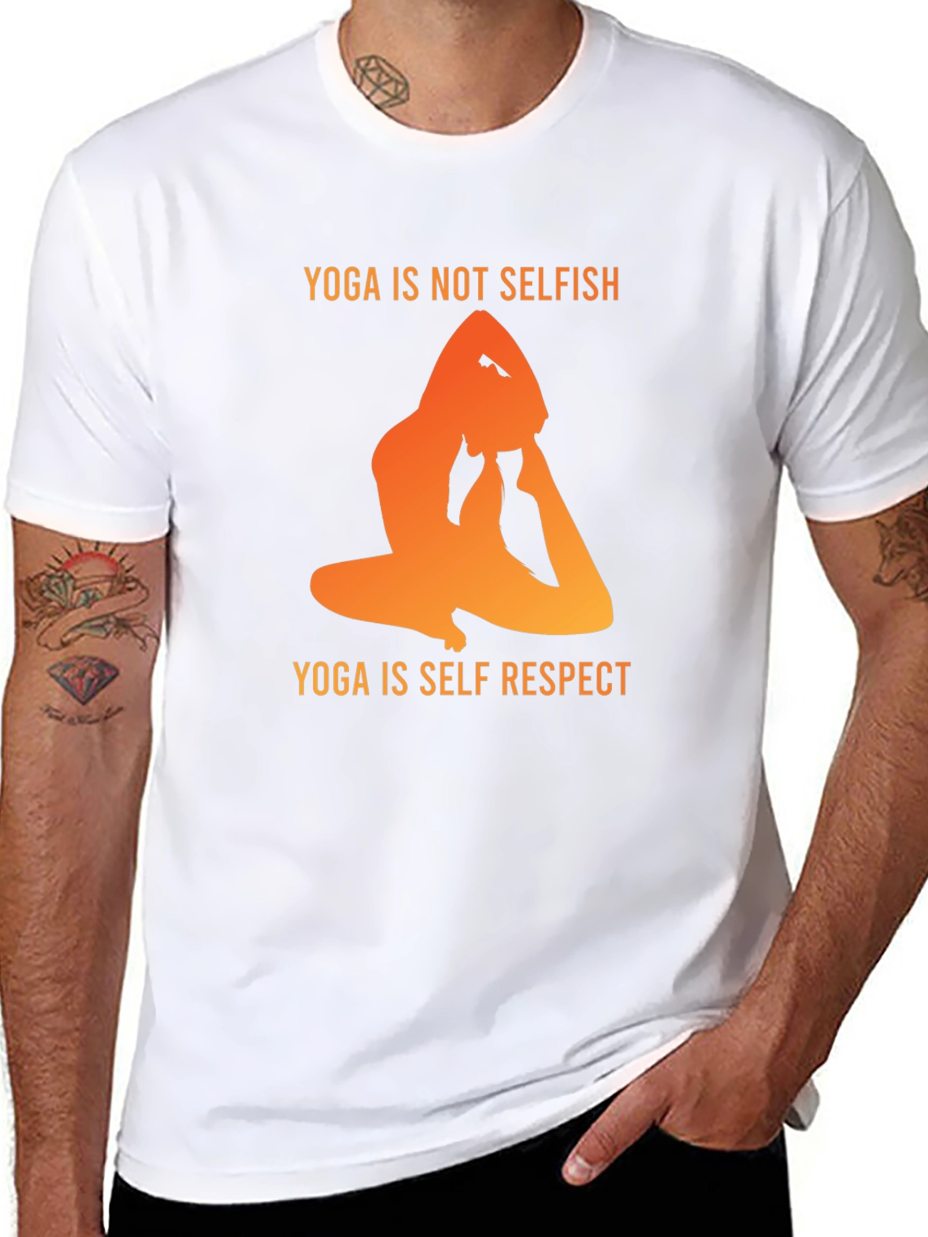 Yoga is Not Selfish Graphic Tee