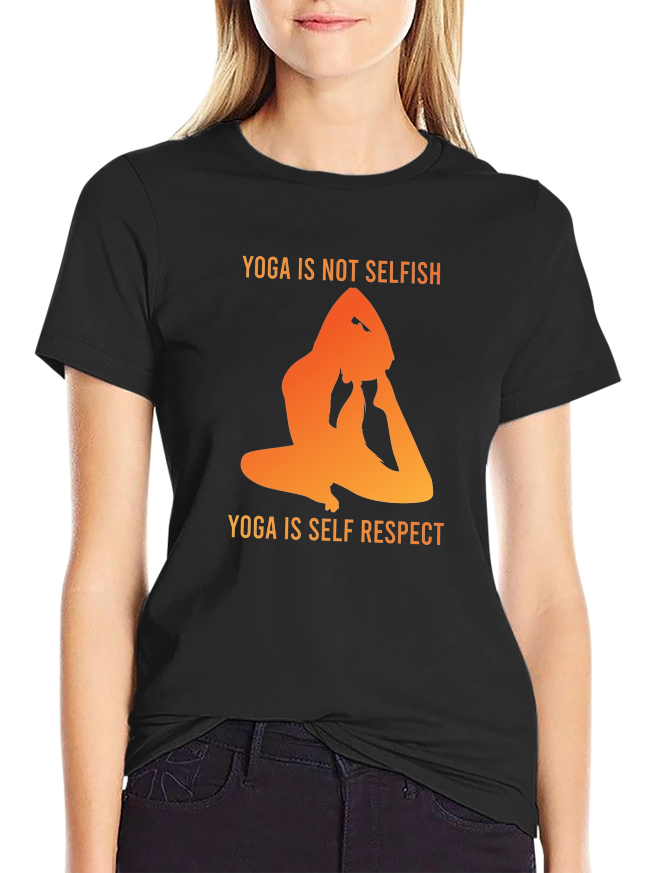 Yoga is Not Selfish Graphic Tee