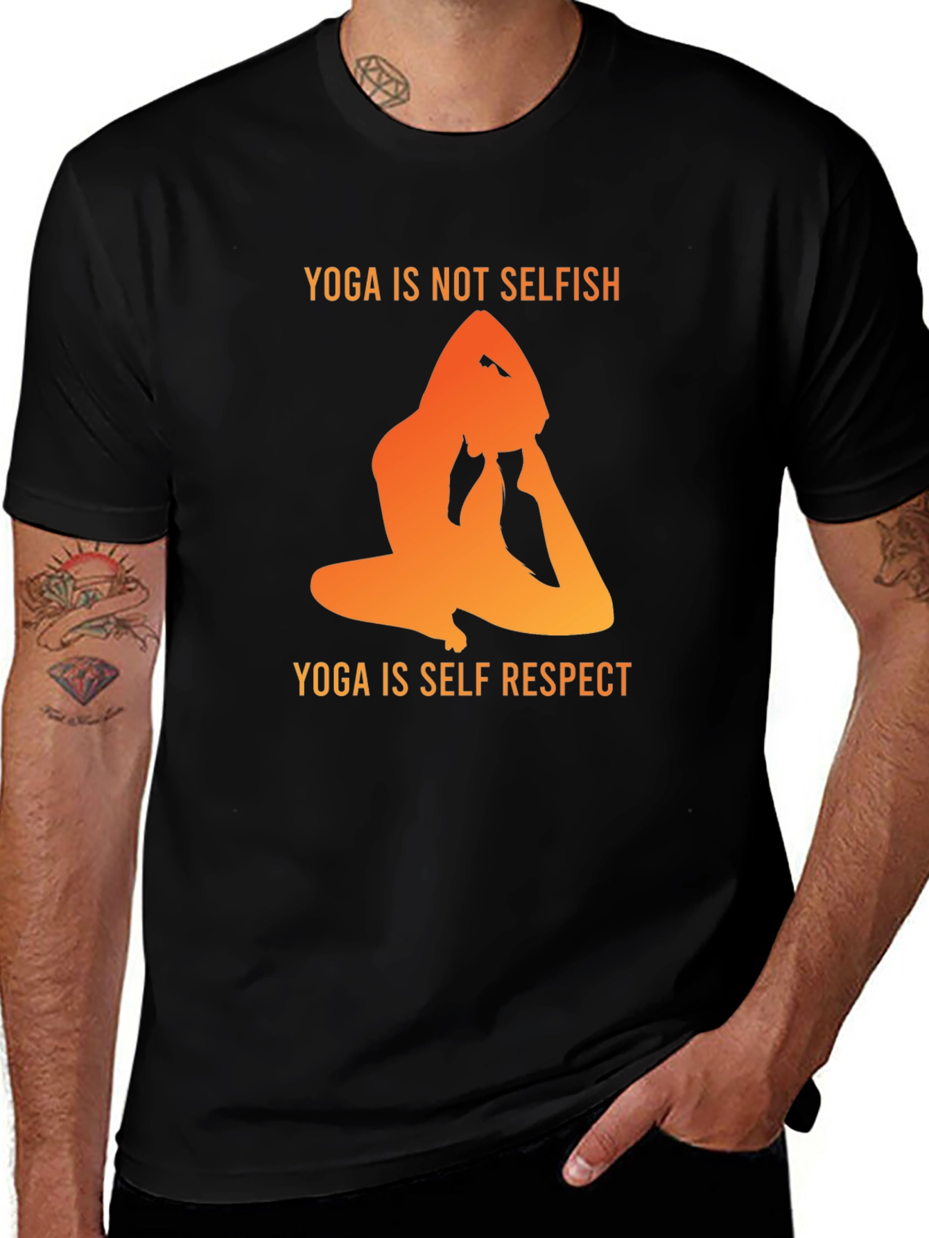 Yoga is Not Selfish Graphic Tee