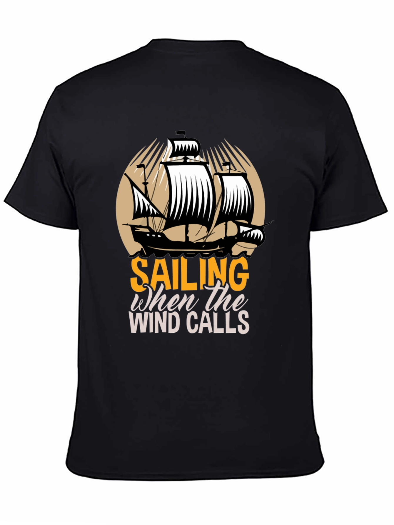 Sailing When The Wind Calls Graphic T-Shirt