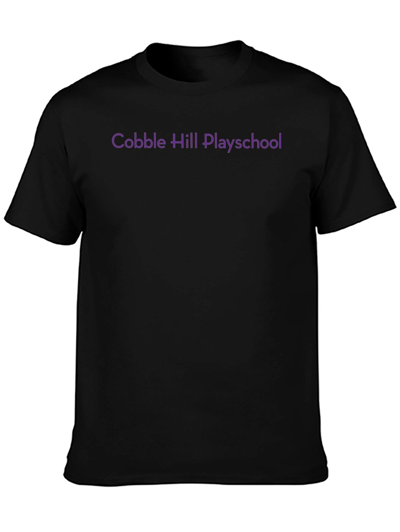 Cobble Hill Playschool Black T-Shirt