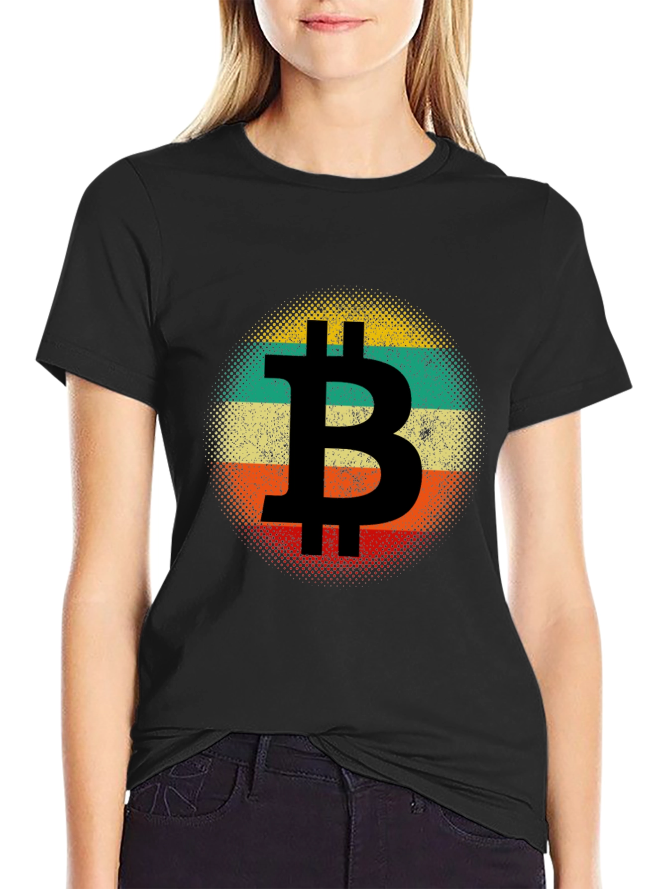 Bitcoin Retro Graphic Tee - Crypto Fan Apparel