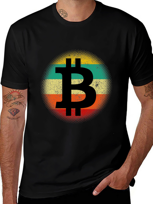 Bitcoin Retro Graphic Tee - Crypto Fan Apparel