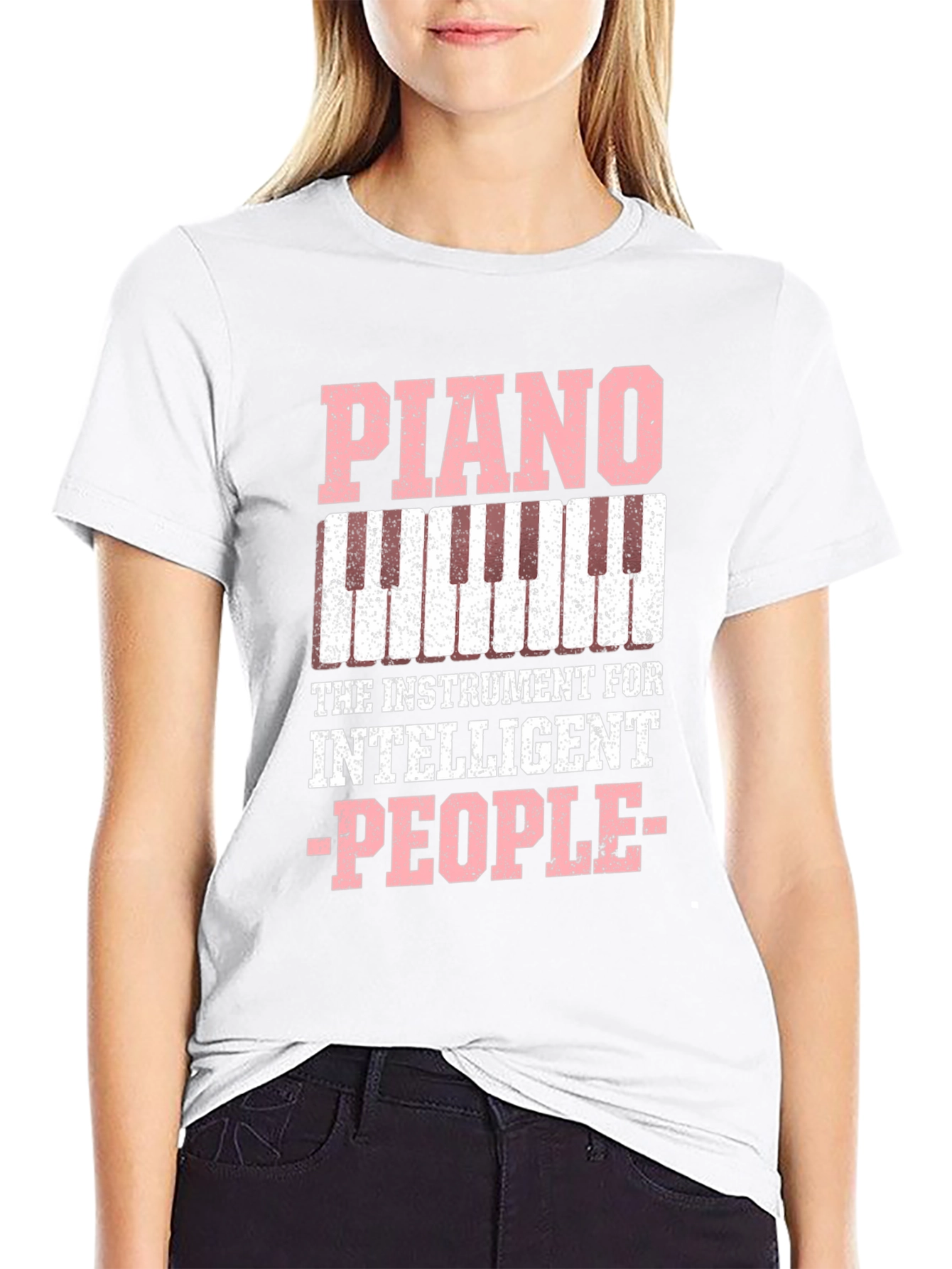Piano Intelligent People T-Shirt