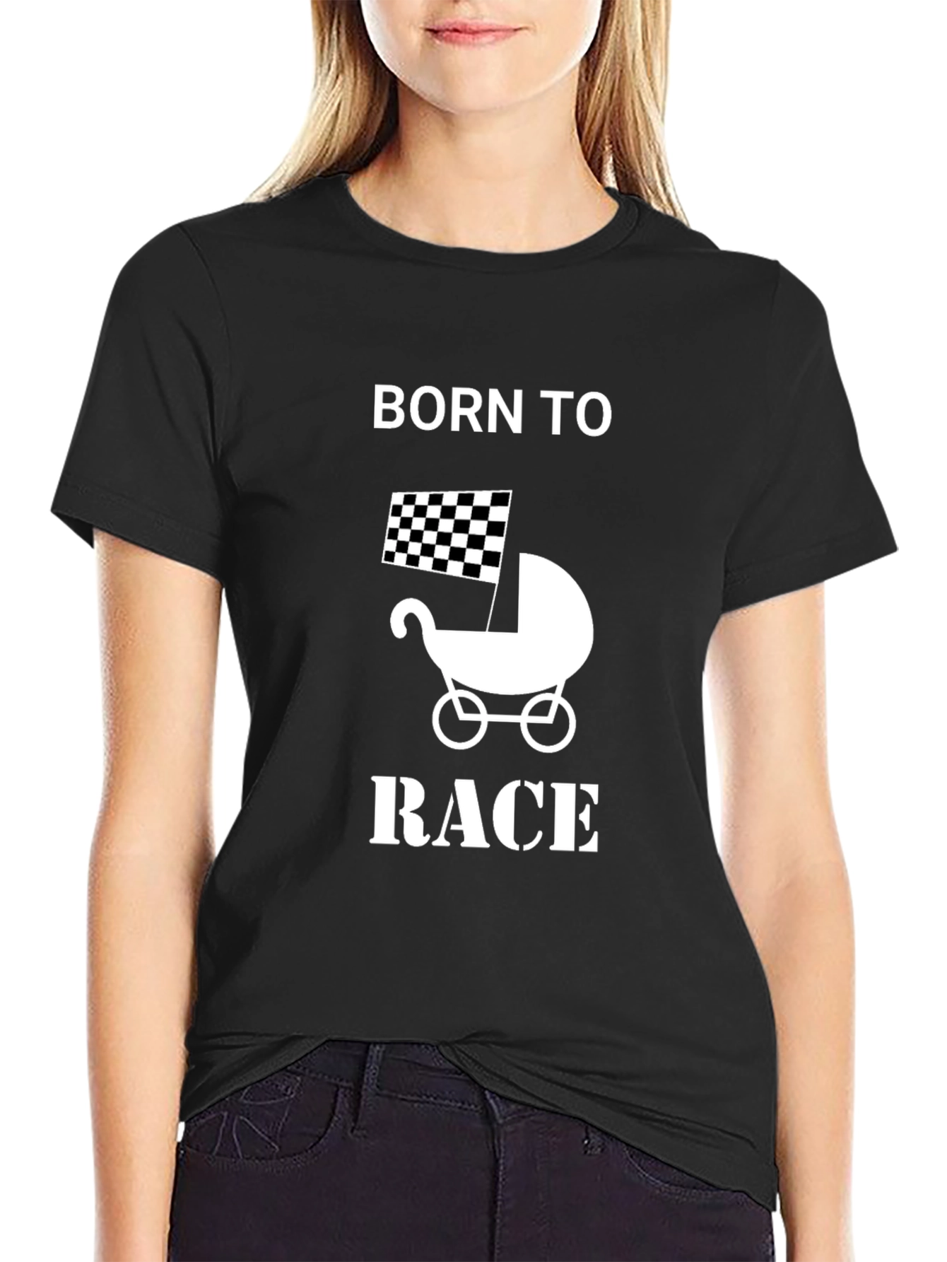 Born to Race Black T-Shirt