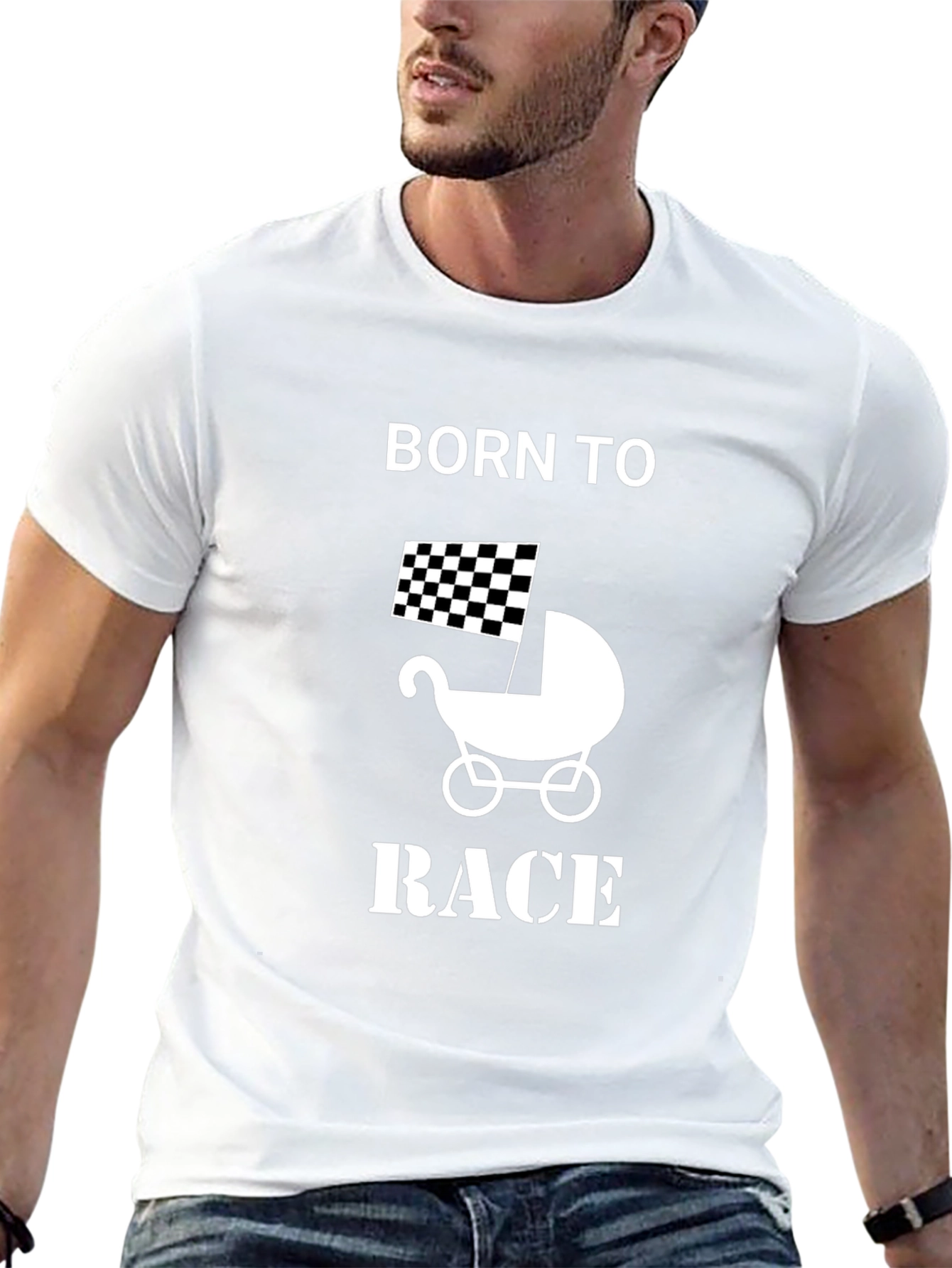 Born to Race Black T-Shirt