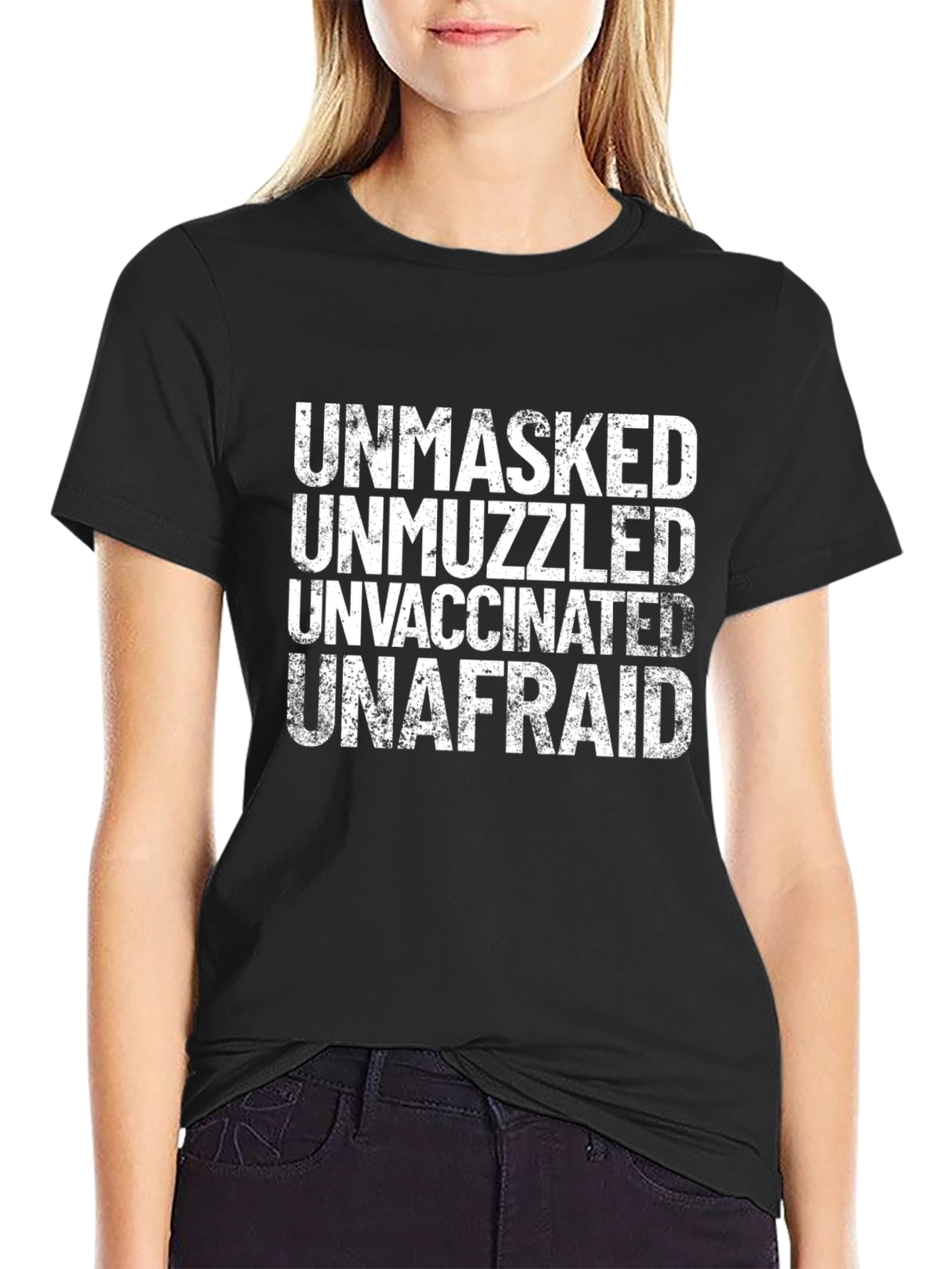 Unmasked Unmuzzled Unafraid T-Shirt