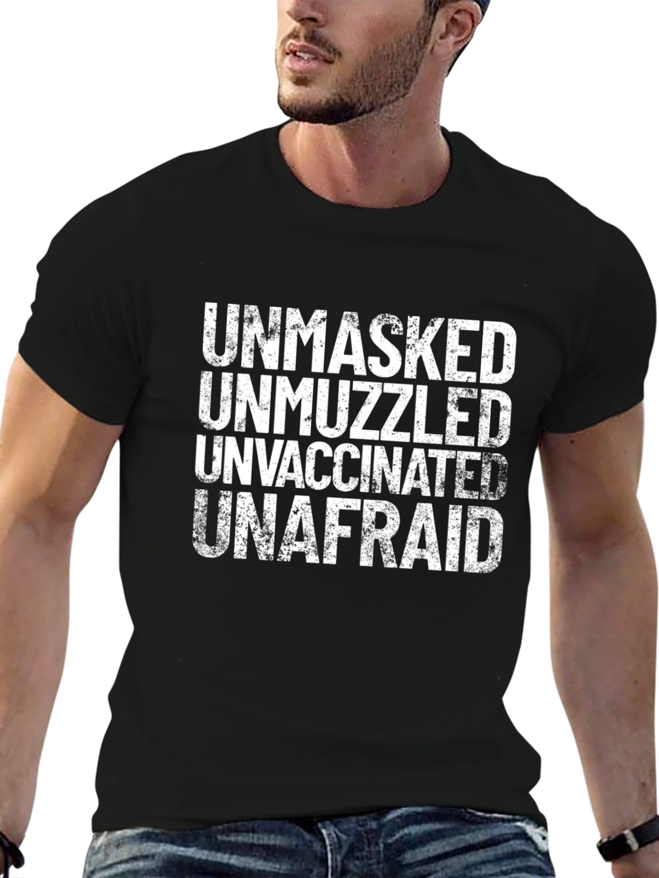 Unmasked Unmuzzled Unafraid T-Shirt