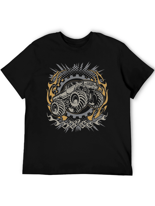 Monster Truck Graphic Tee - Black