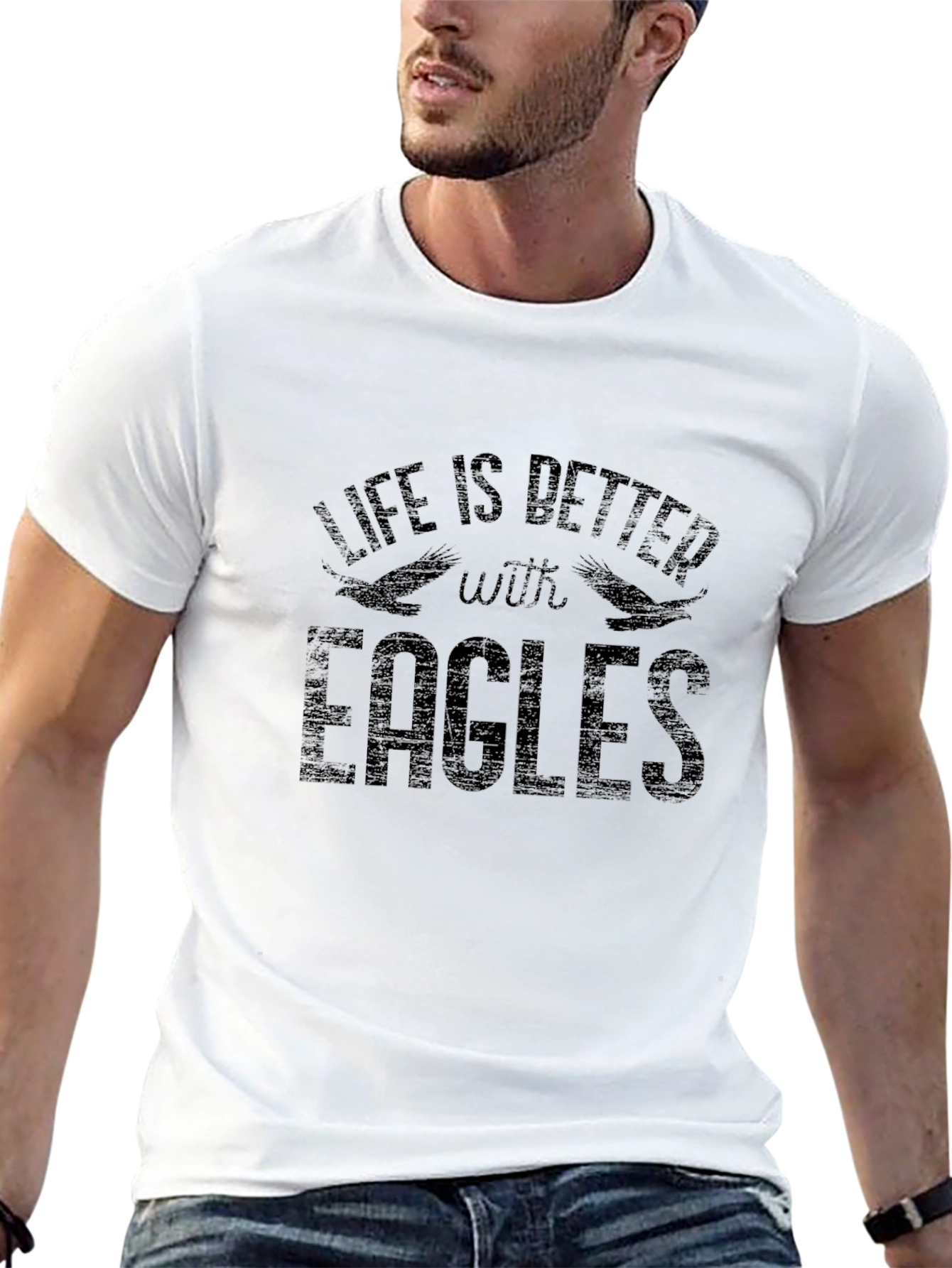 Life is Better with Eagles Graphic T-Shirt