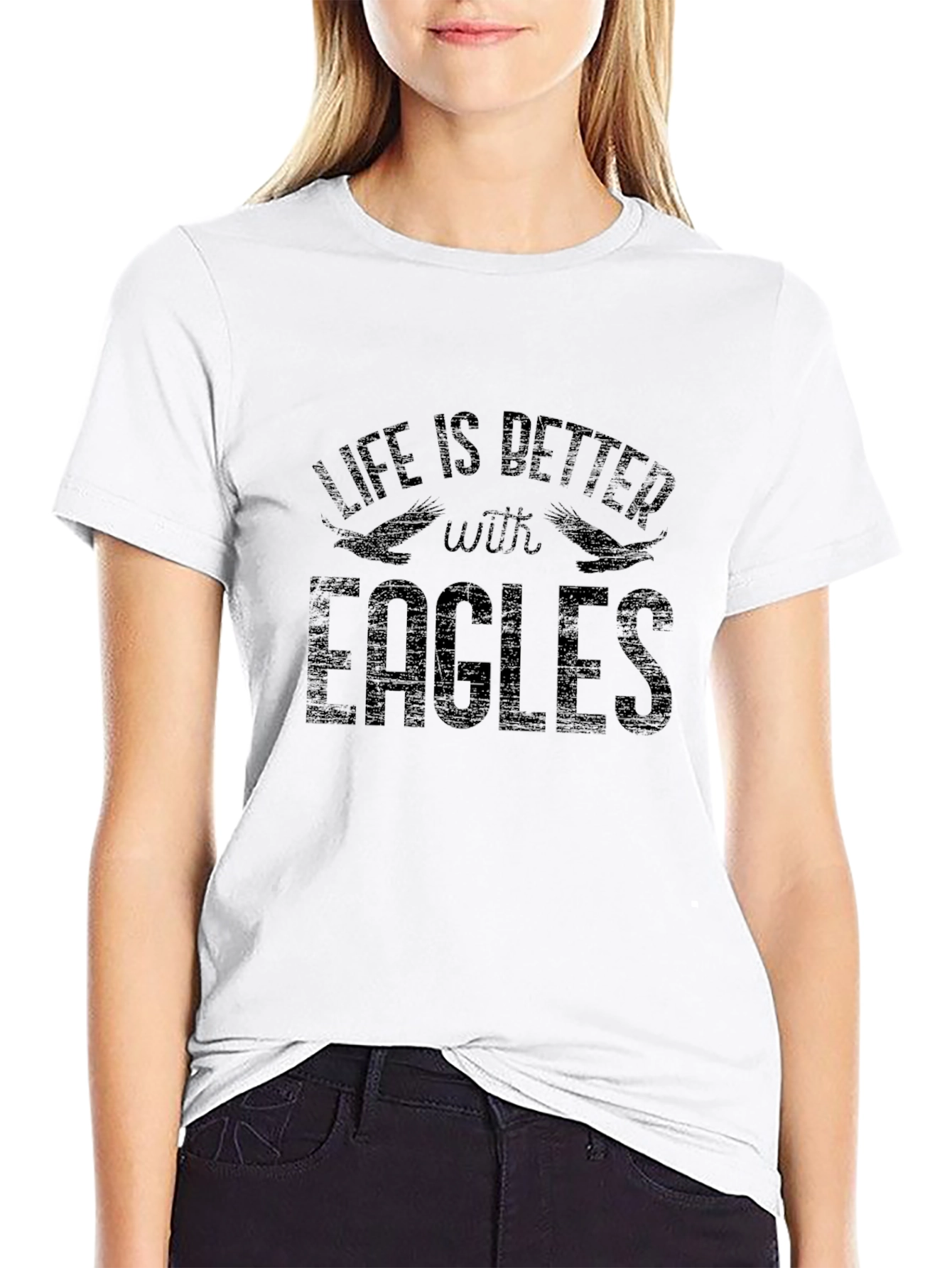 Life is Better with Eagles Graphic T-Shirt