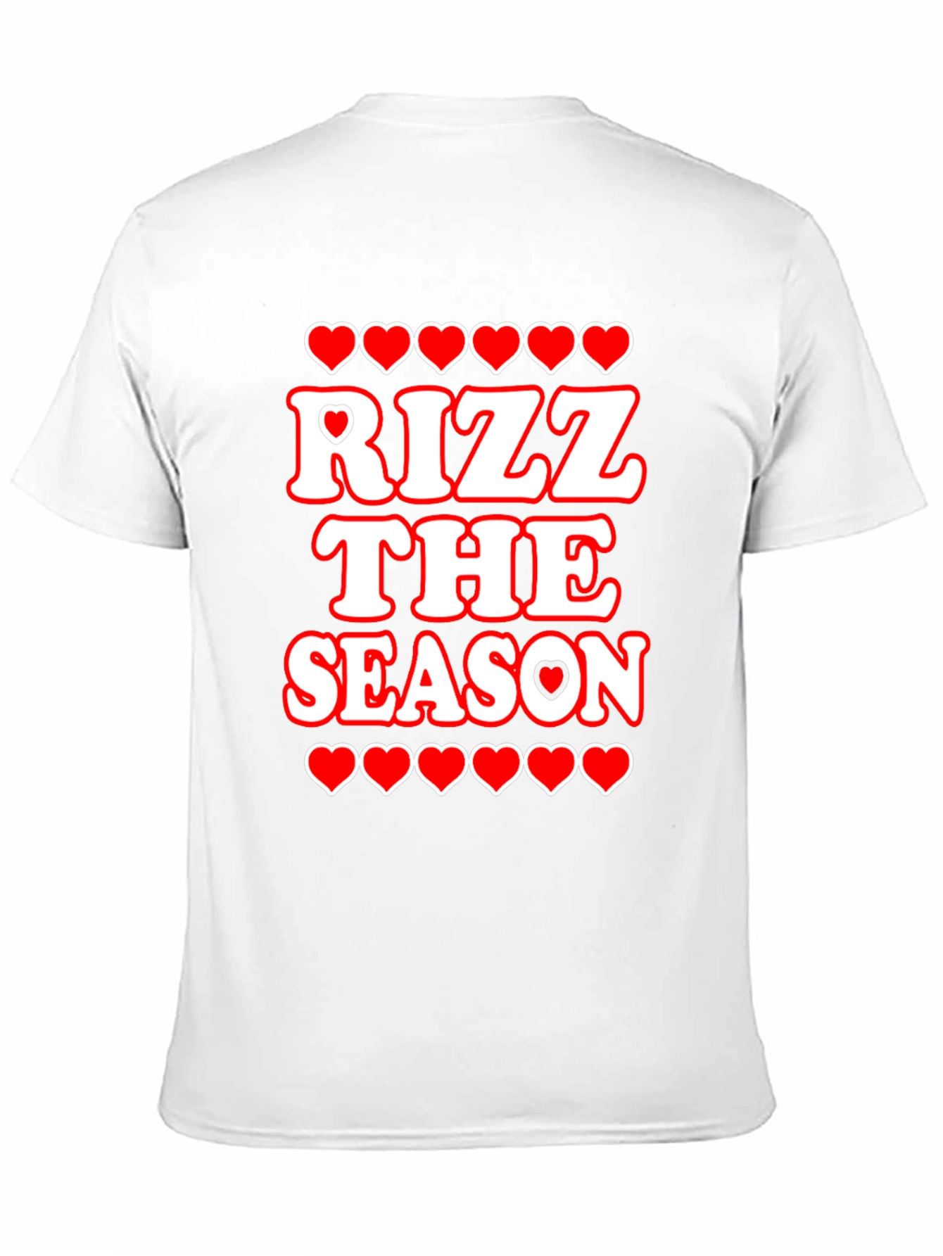 Rizz The Season T-Shirt - Holiday Heart Graphic Tee