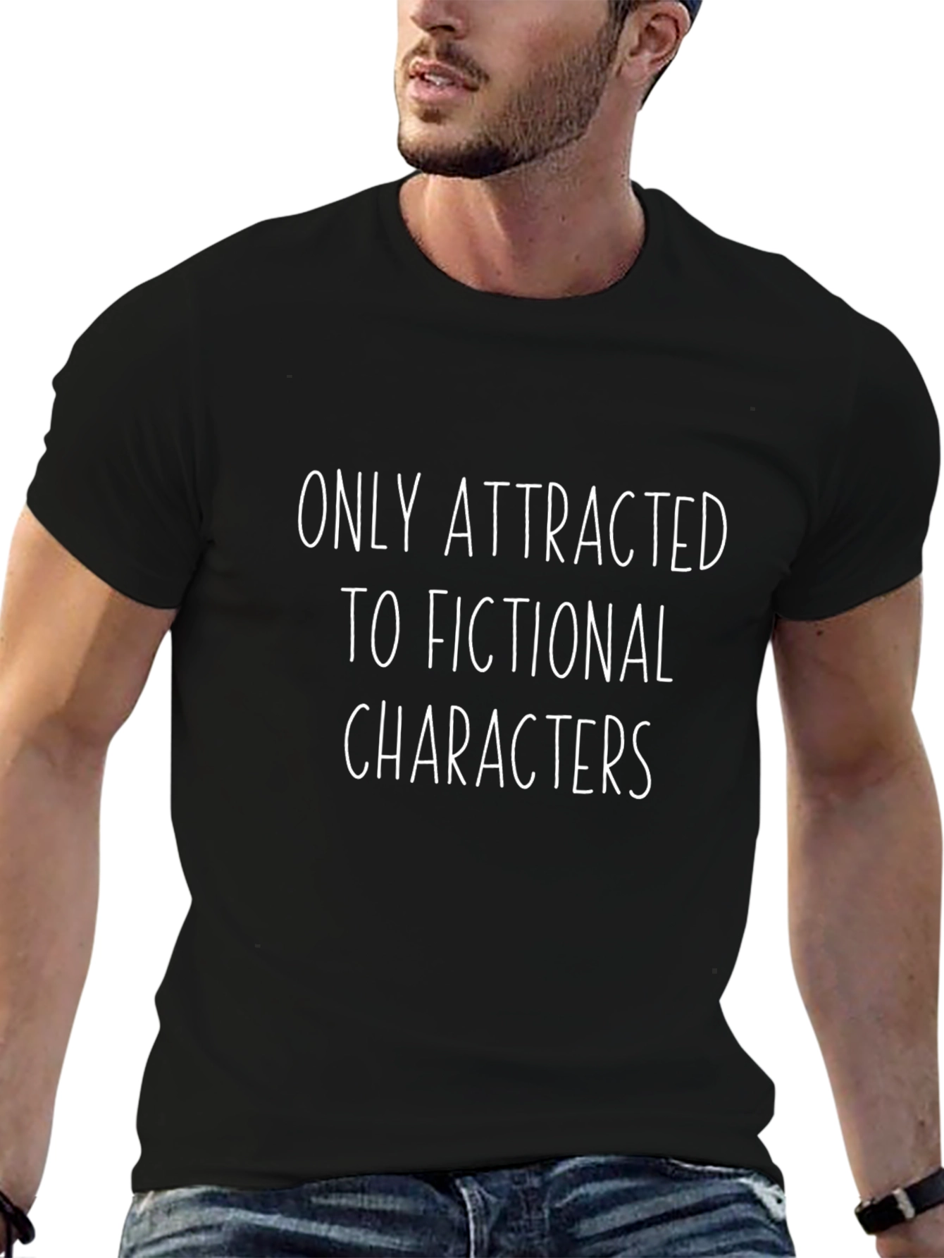 Fictional Characters Graphic Tee - Novelty T-Shirt