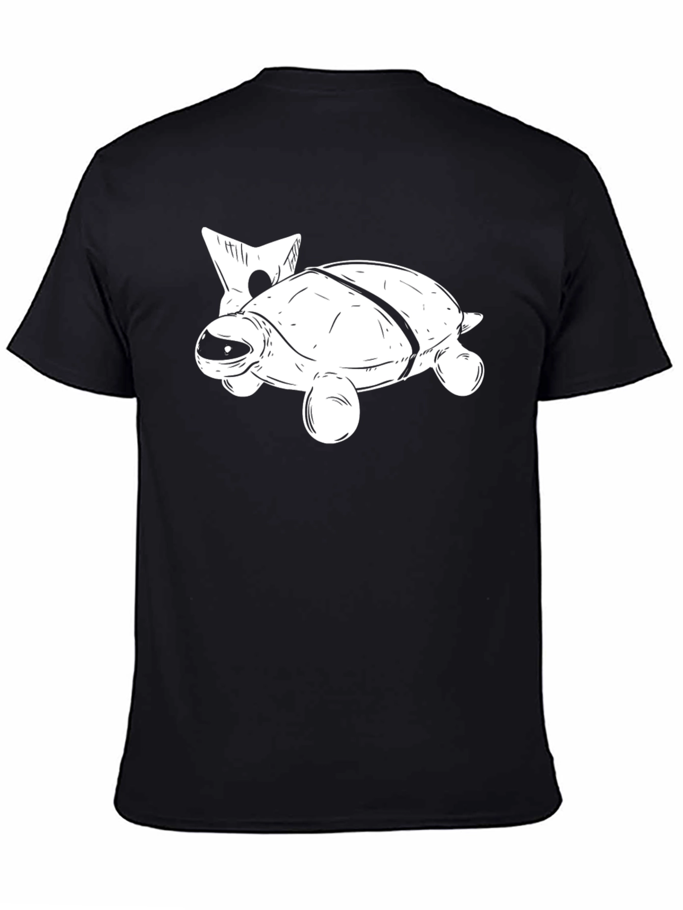 Cool Turtle T-Shirt - Black Graphic Tee