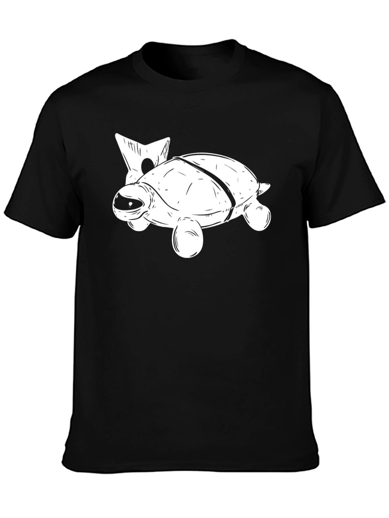 Cool Turtle T-Shirt - Black Graphic Tee