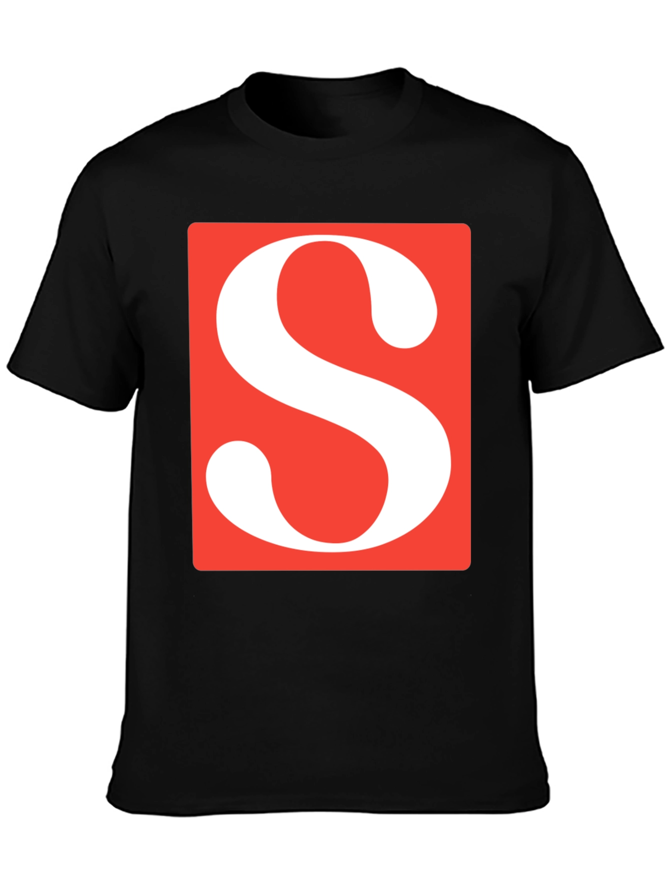 Statement S Graphic Tee - Bold Letter Print