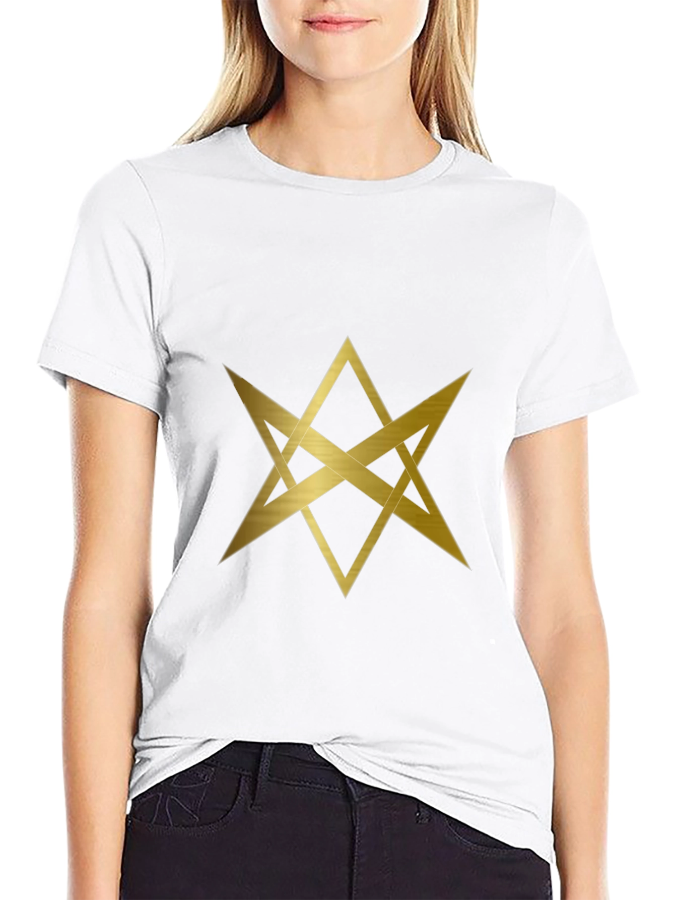Geometric Star T-Shirt - Modern Graphic Tee