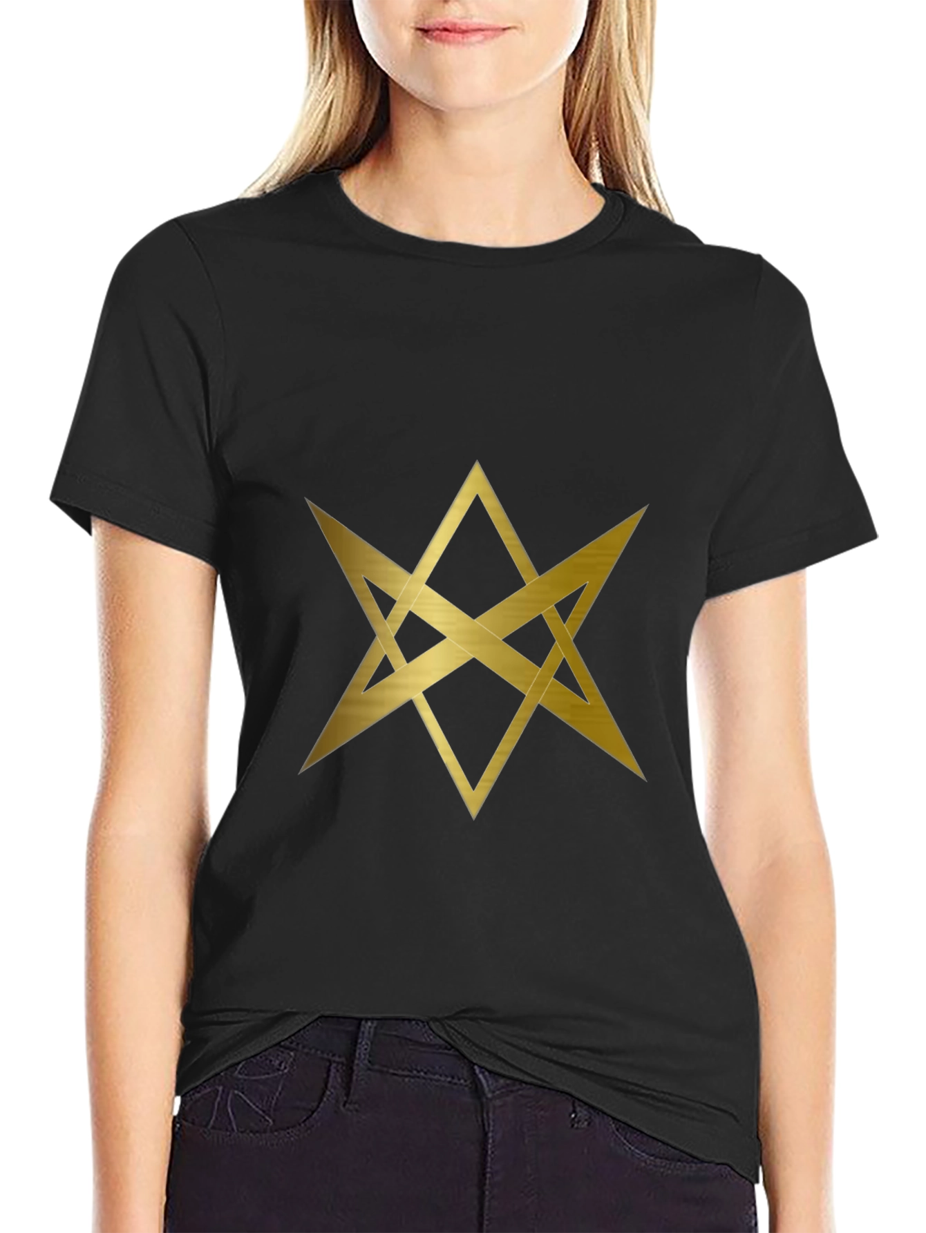 Geometric Star T-Shirt - Modern Graphic Tee