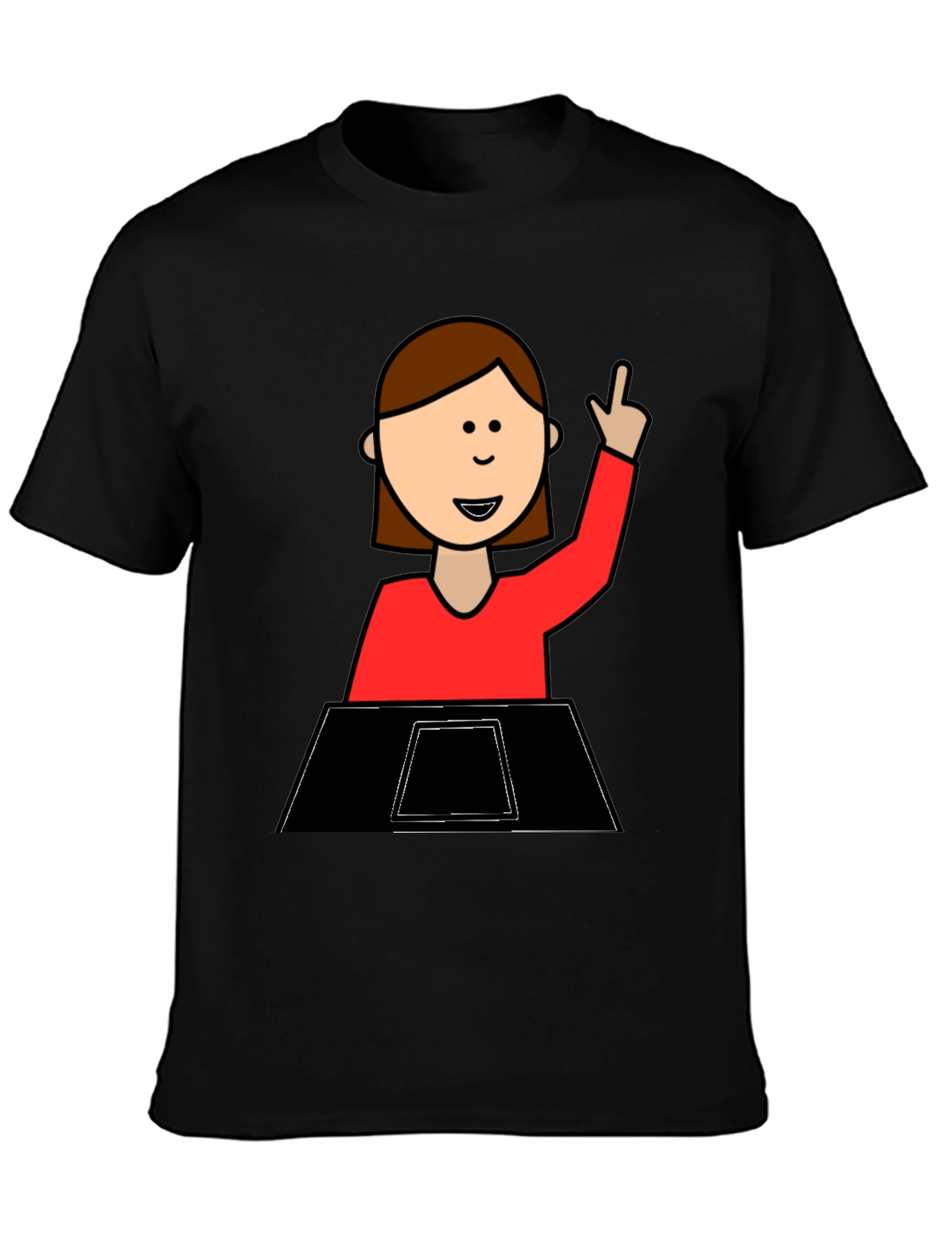 Funny Cartoon Student T-Shirt